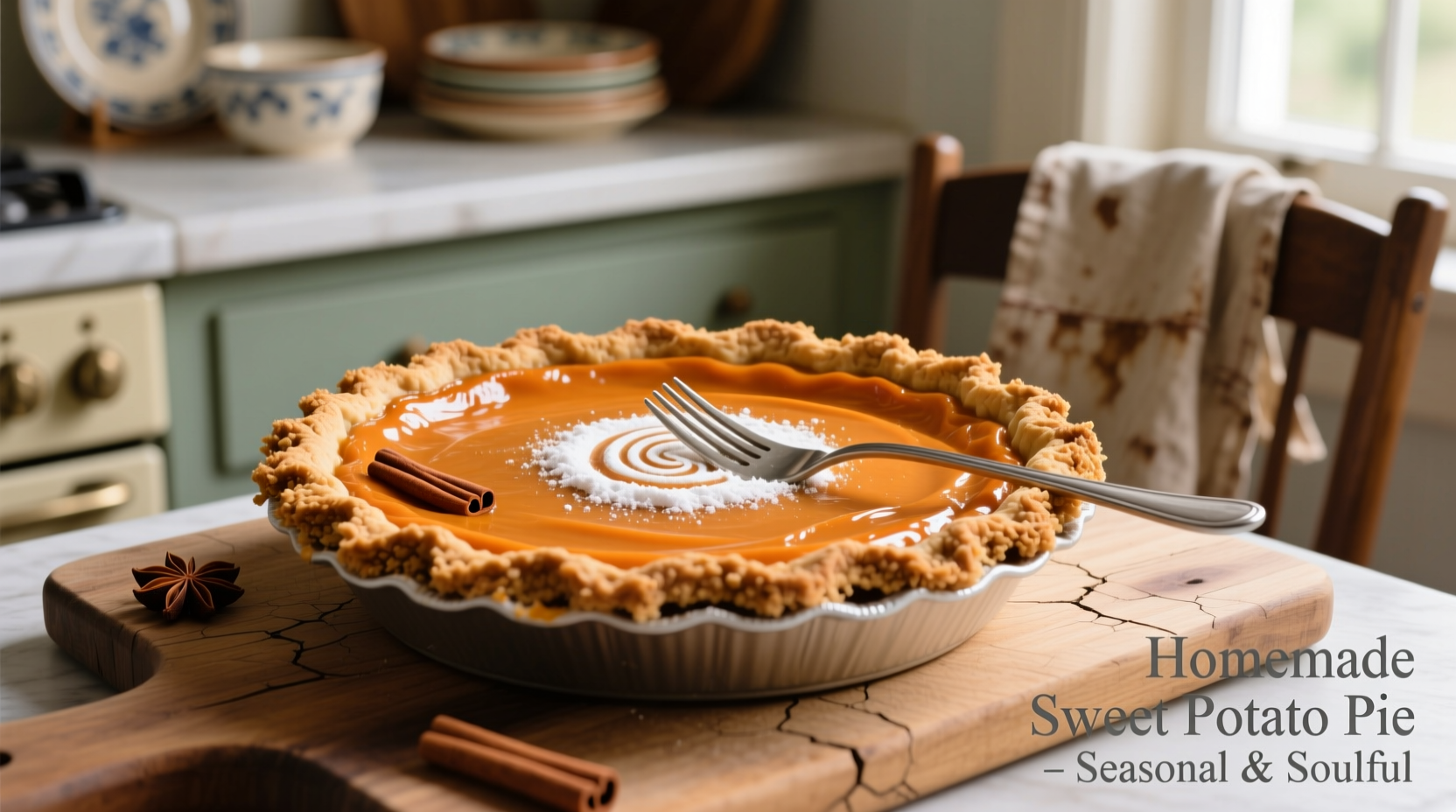 Perfect Sweet Potato Pie with Graham Cracker Crust Recipe