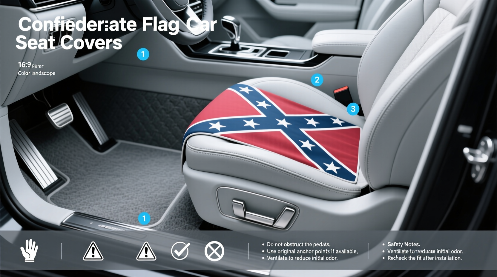 Confederate Flag Car Seat Covers Buying Guide