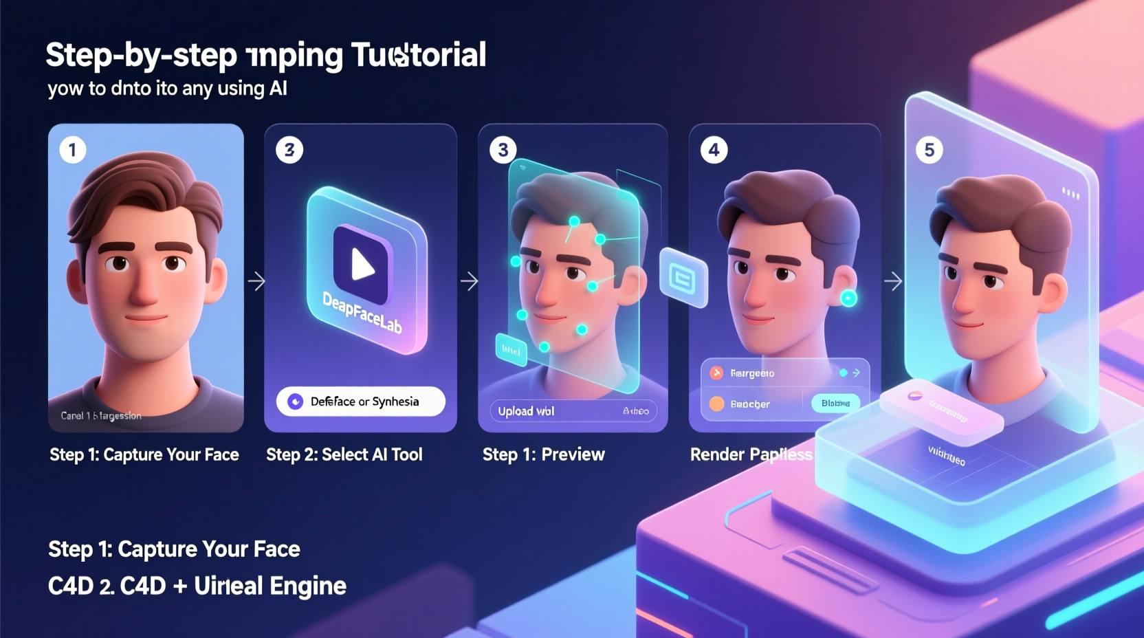 step by step guide to seamlessly putting your face on any video using ai tools