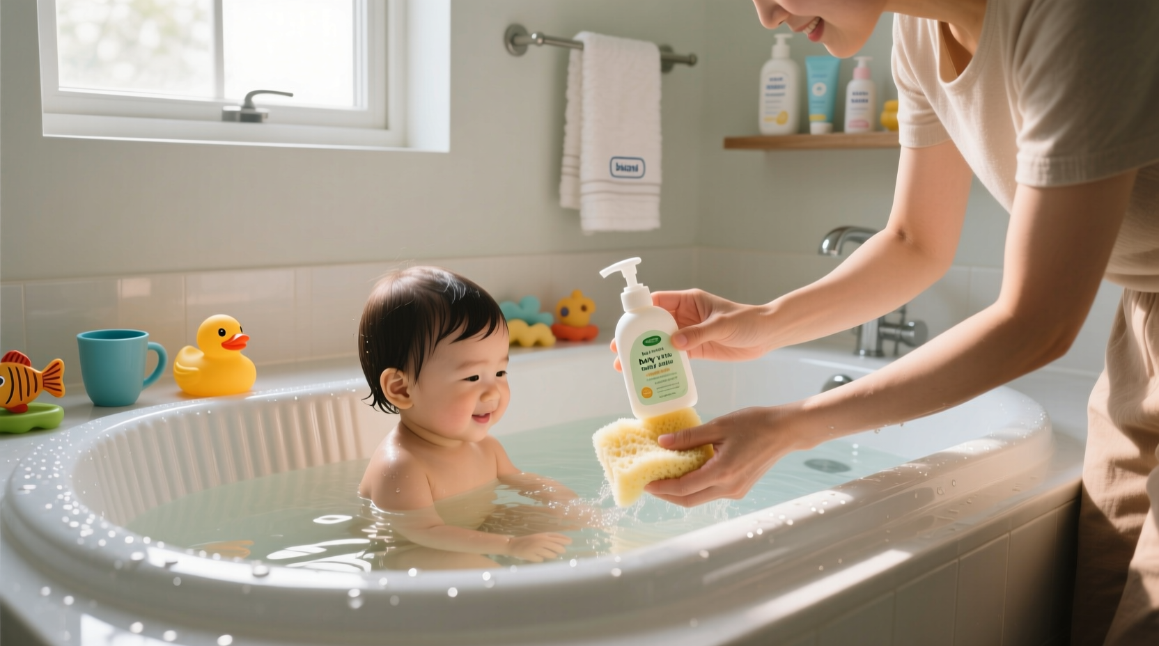 how to clean your toddlers bathtub