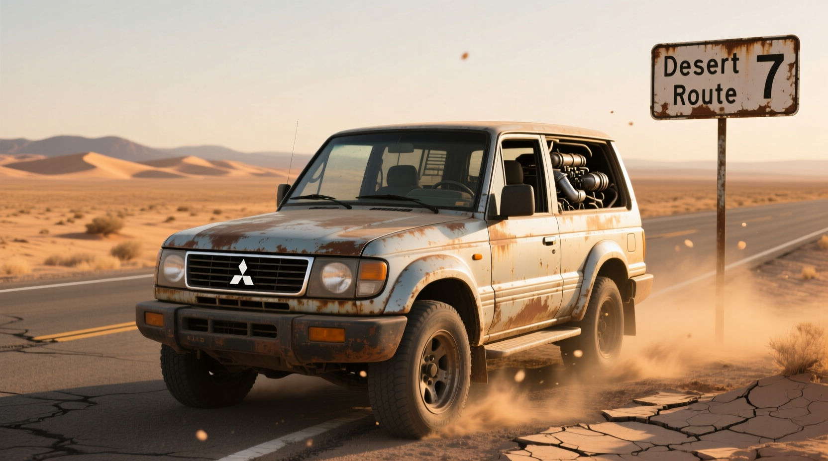 1992 pajero v6 or v8 engine guide