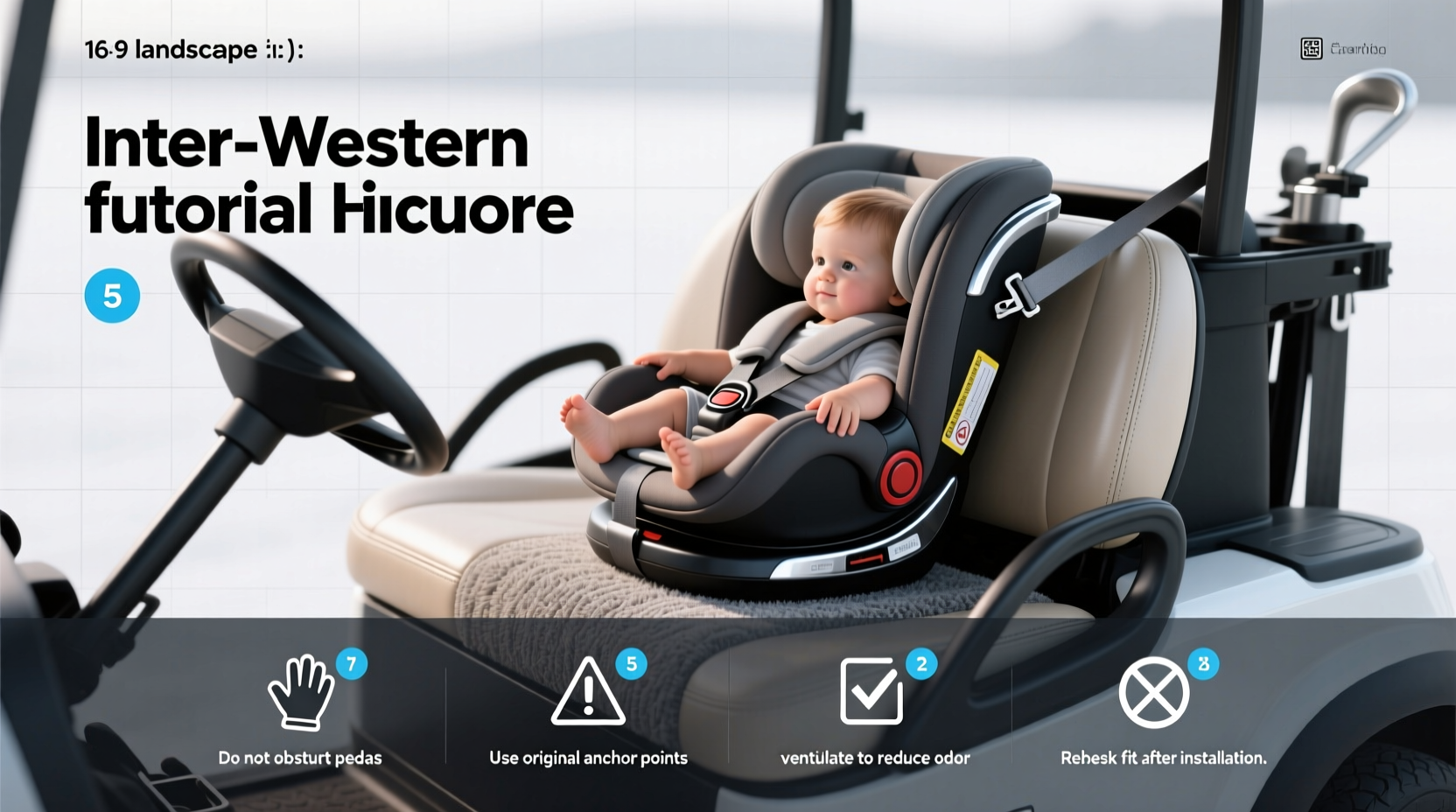 golf cart infant seat