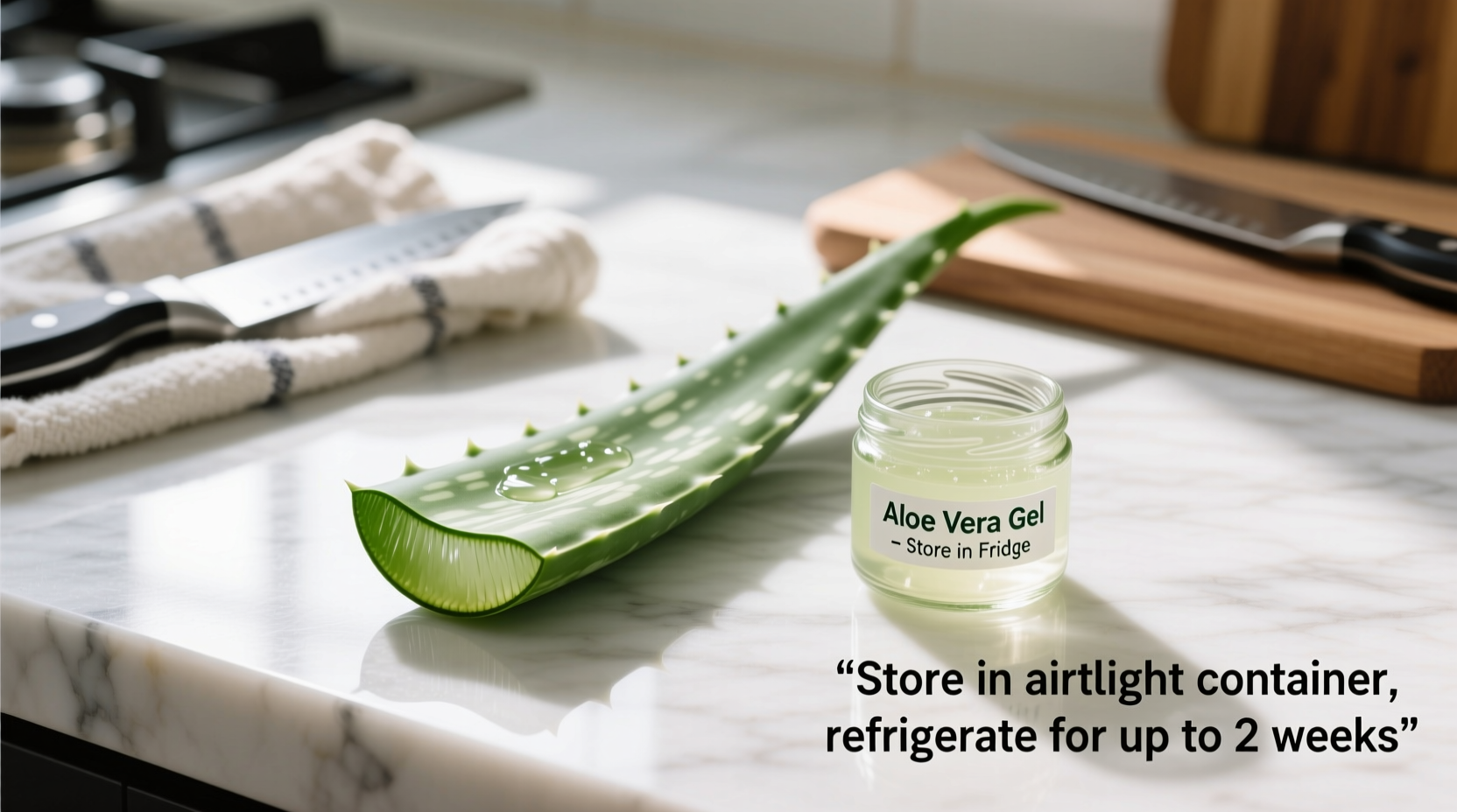 How to Store Aloe Vera Leaf Properly