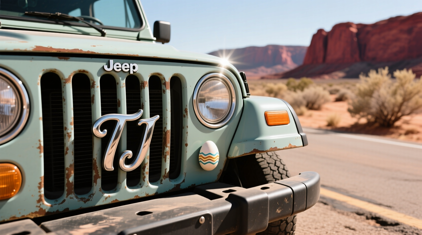 does the jeep tj have an easter egg