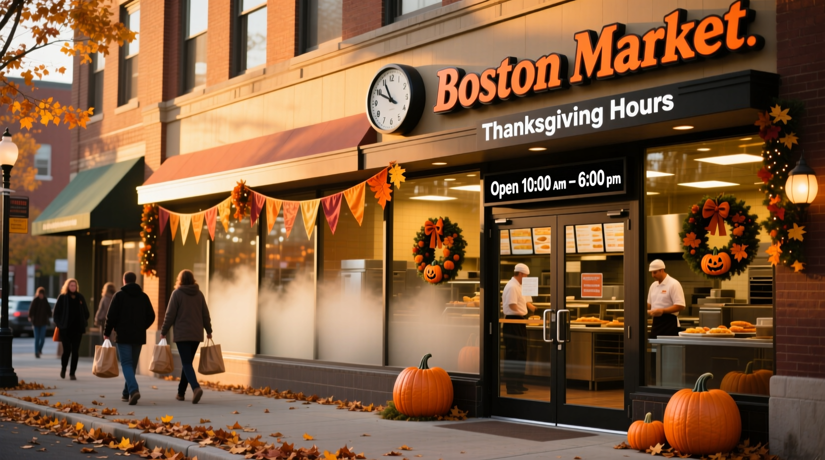is boston market opened on thanksgiving