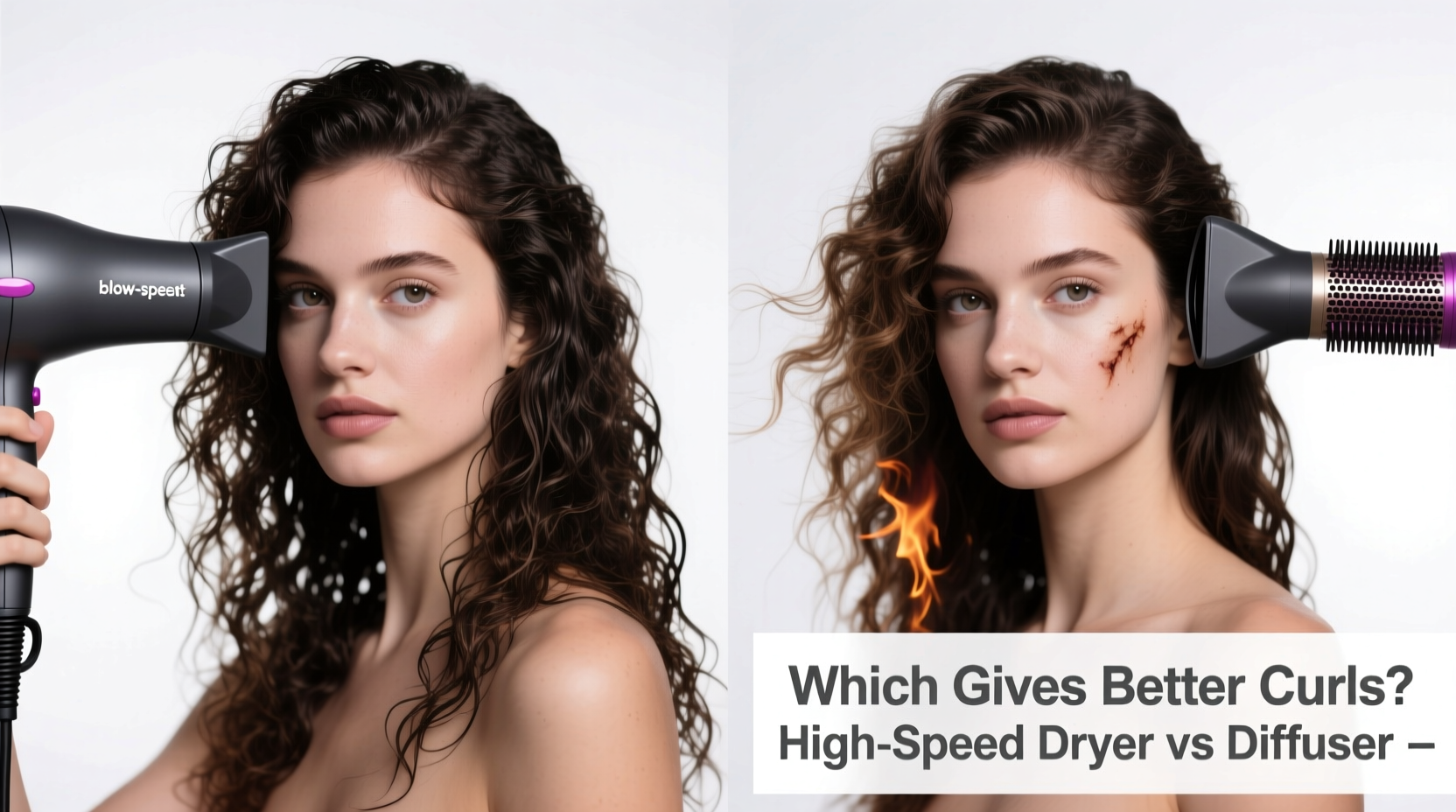 high speed hair dryer vs diffuser which one gives you better curls