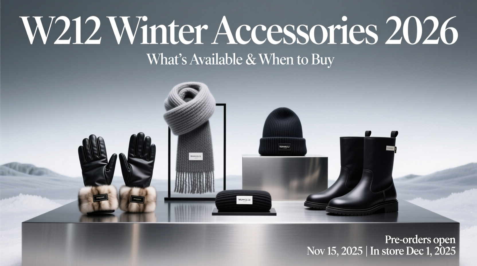 w212 winter accessories 2026