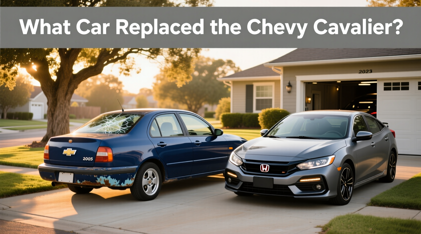 Chevy Cavalier hatchback from the 1980s