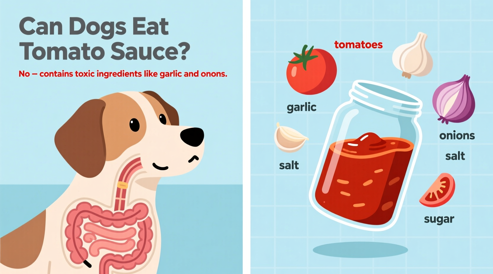 can dogs eat tomato sauce