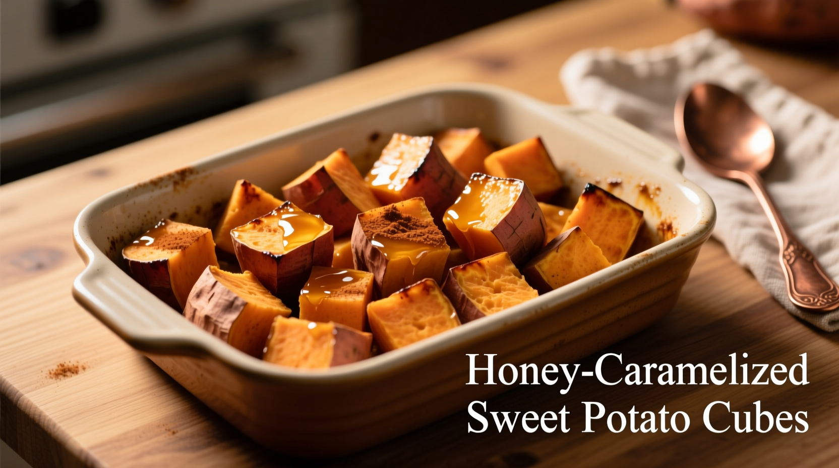 baking sweet potato cubes