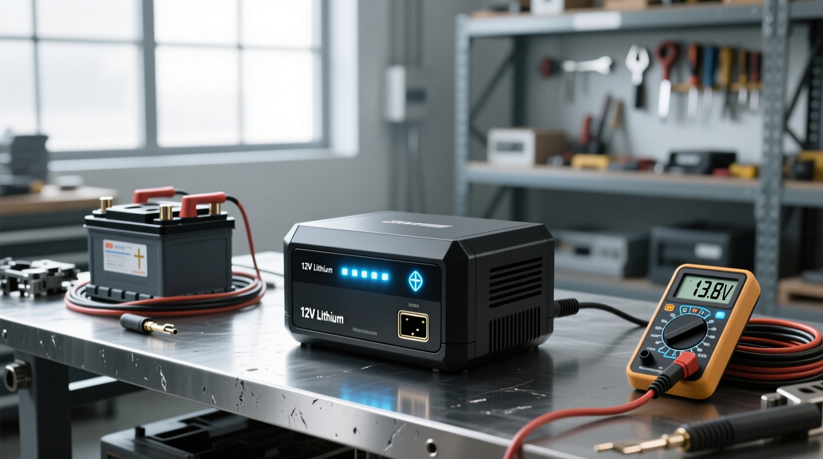 12v battery charger lithium