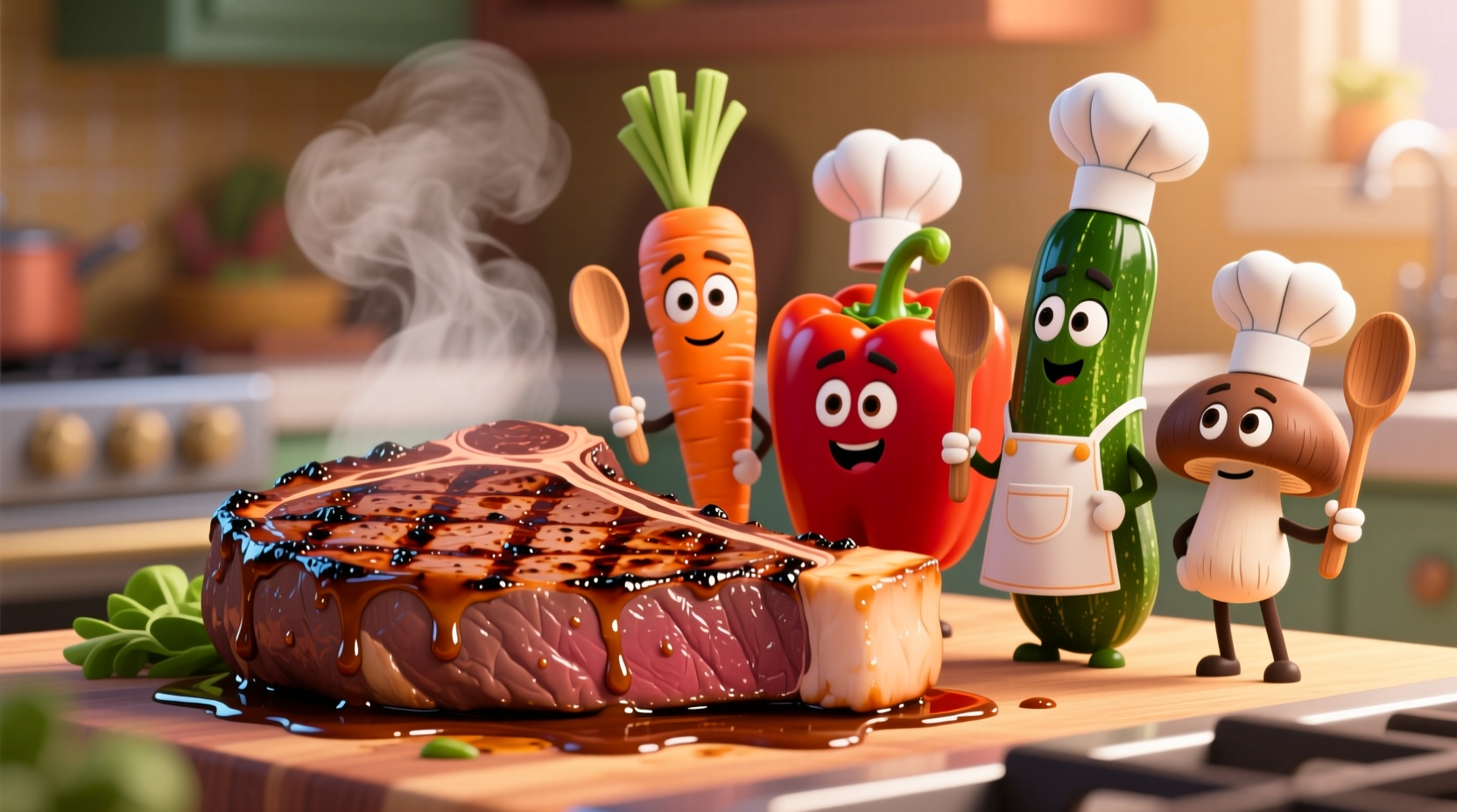 your veggies can take a tip from steak