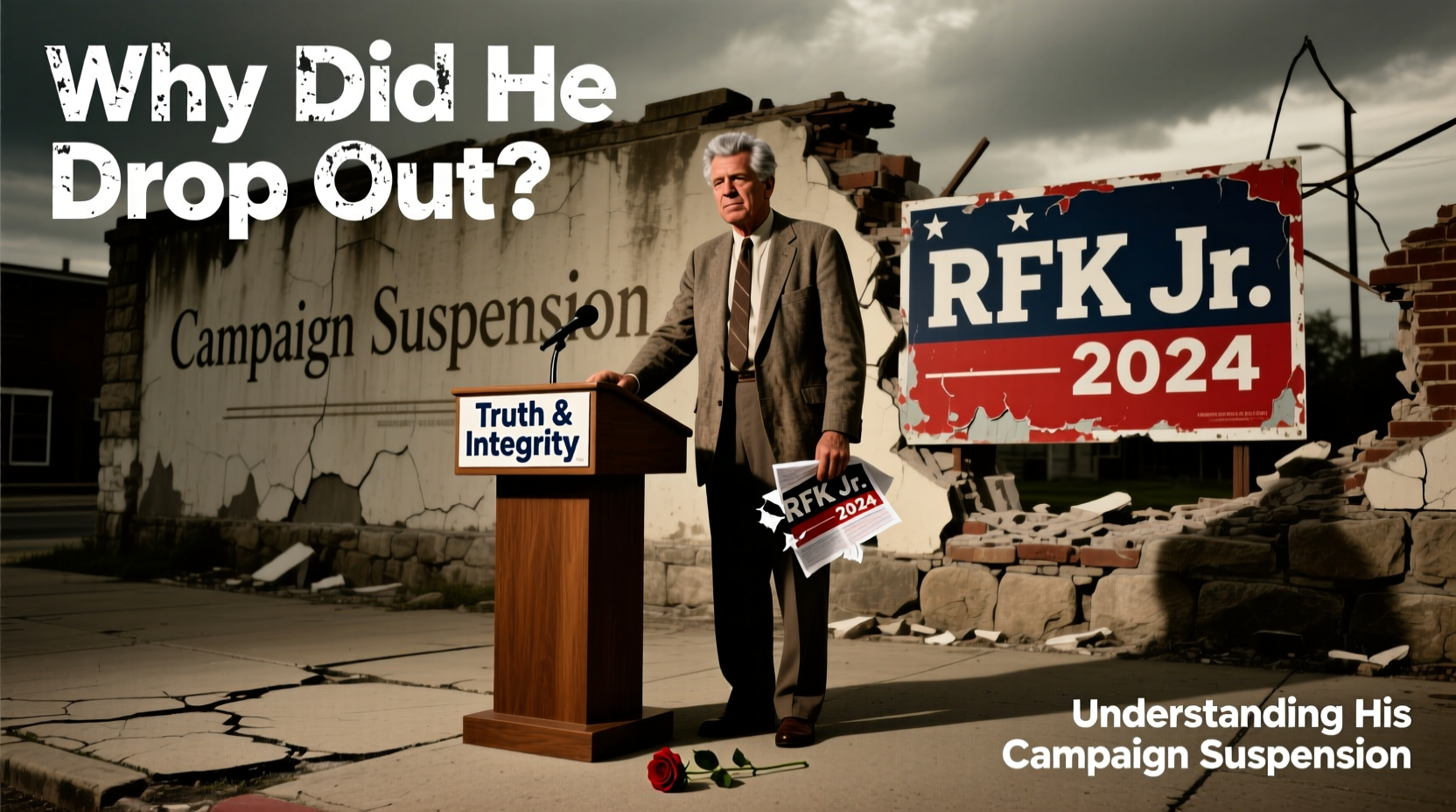 why did rfk jr drop out understanding his campaign suspension