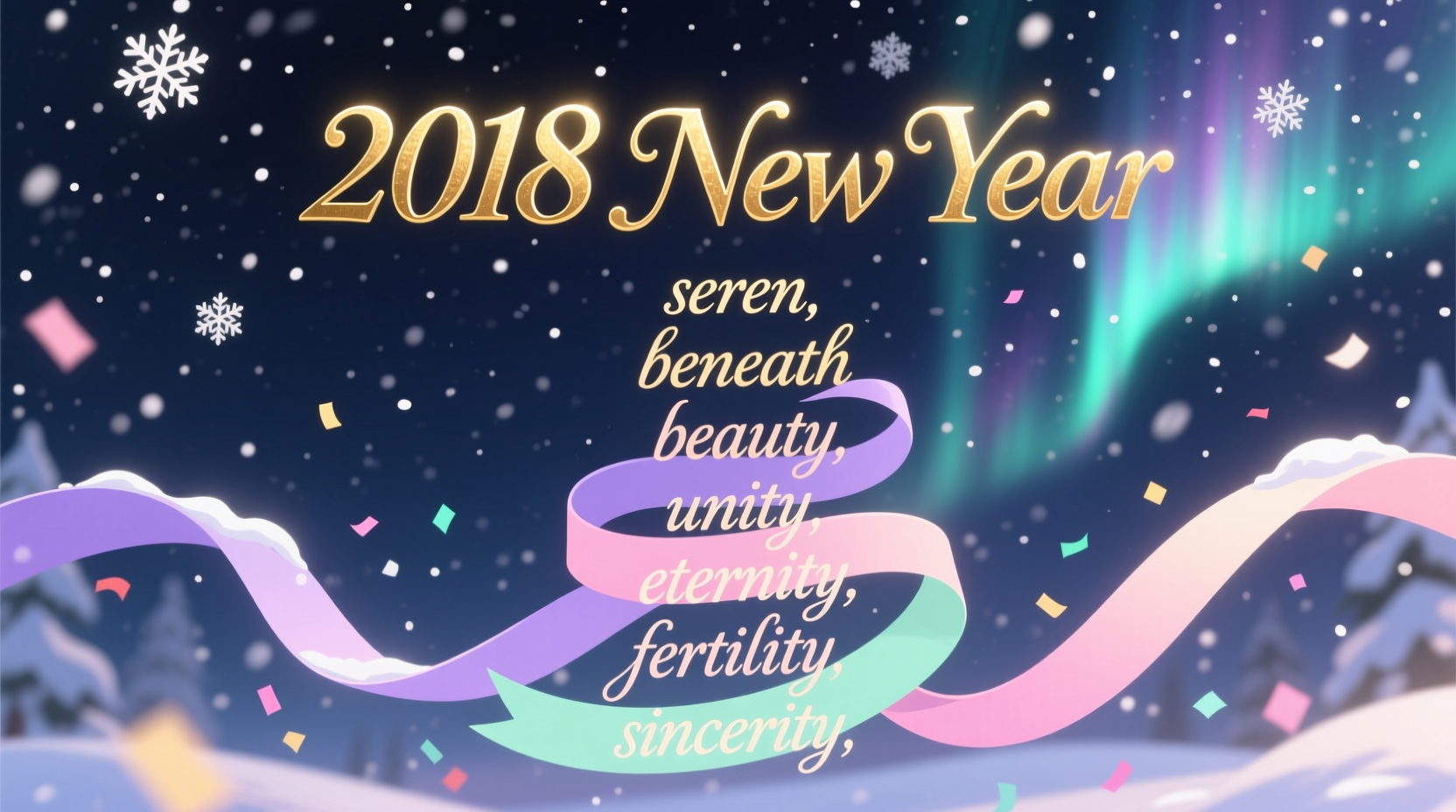 what rhymes with 2018 new year