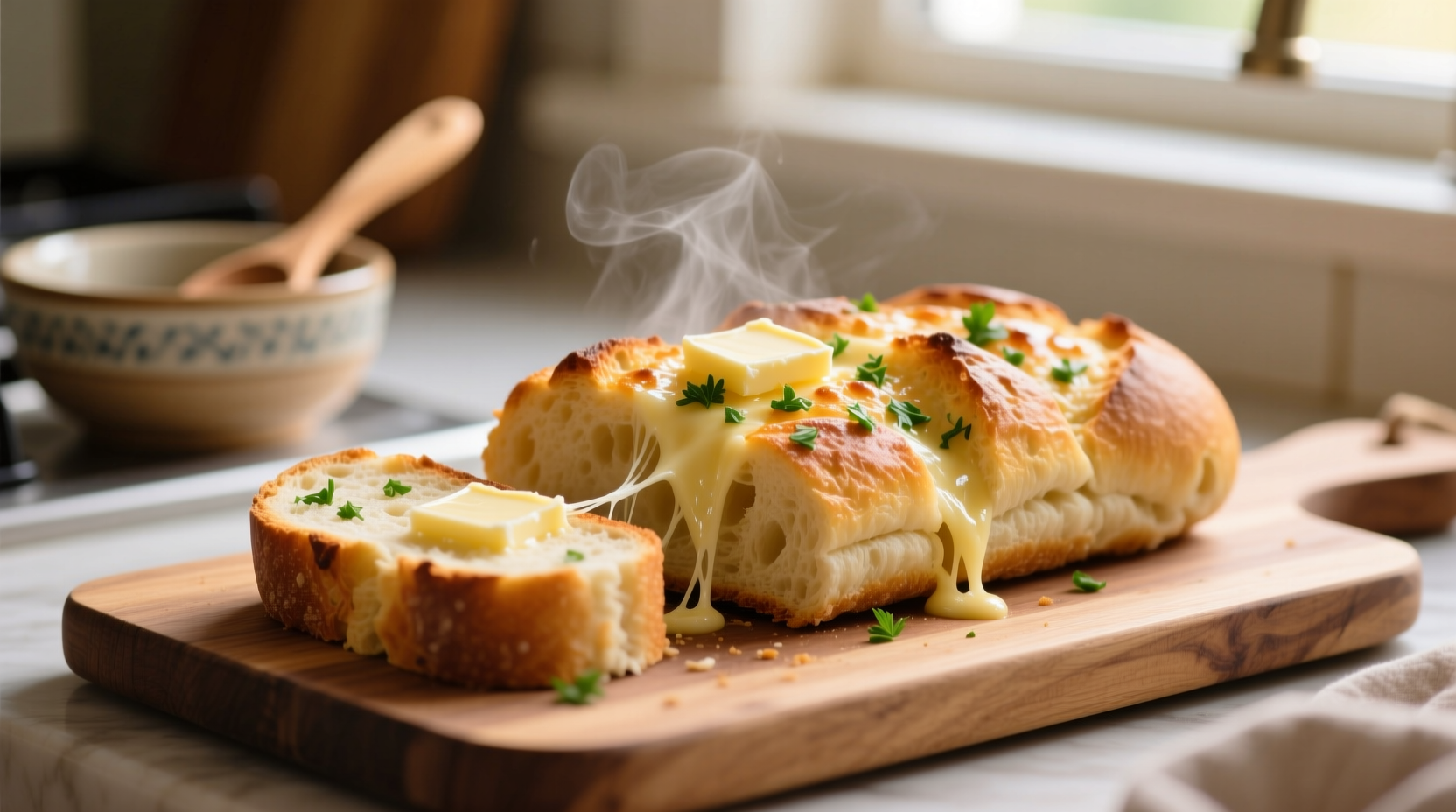 store bought garlic bread