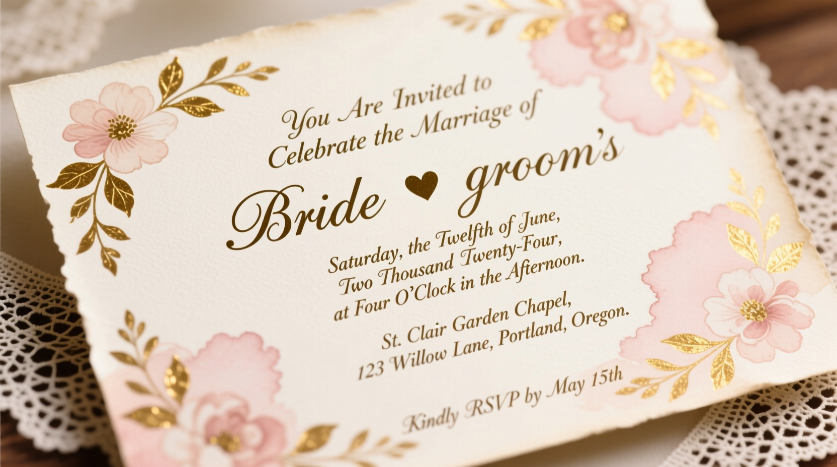 what to write on wedding invitations