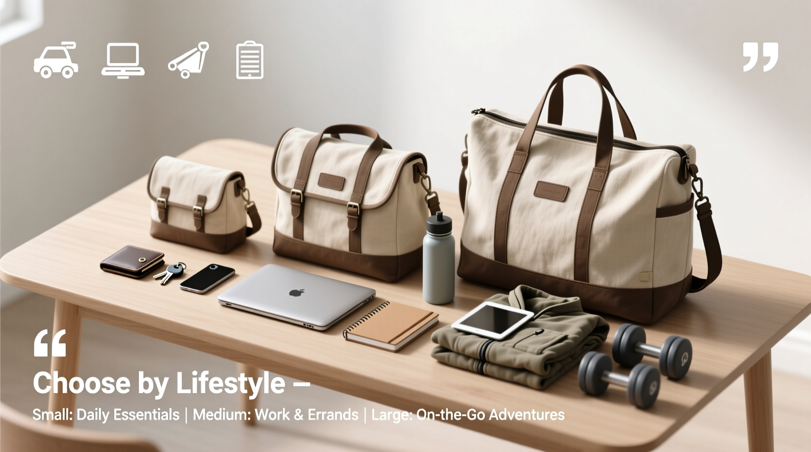 how to select the perfect canvas messenger bag size for your everyday needs