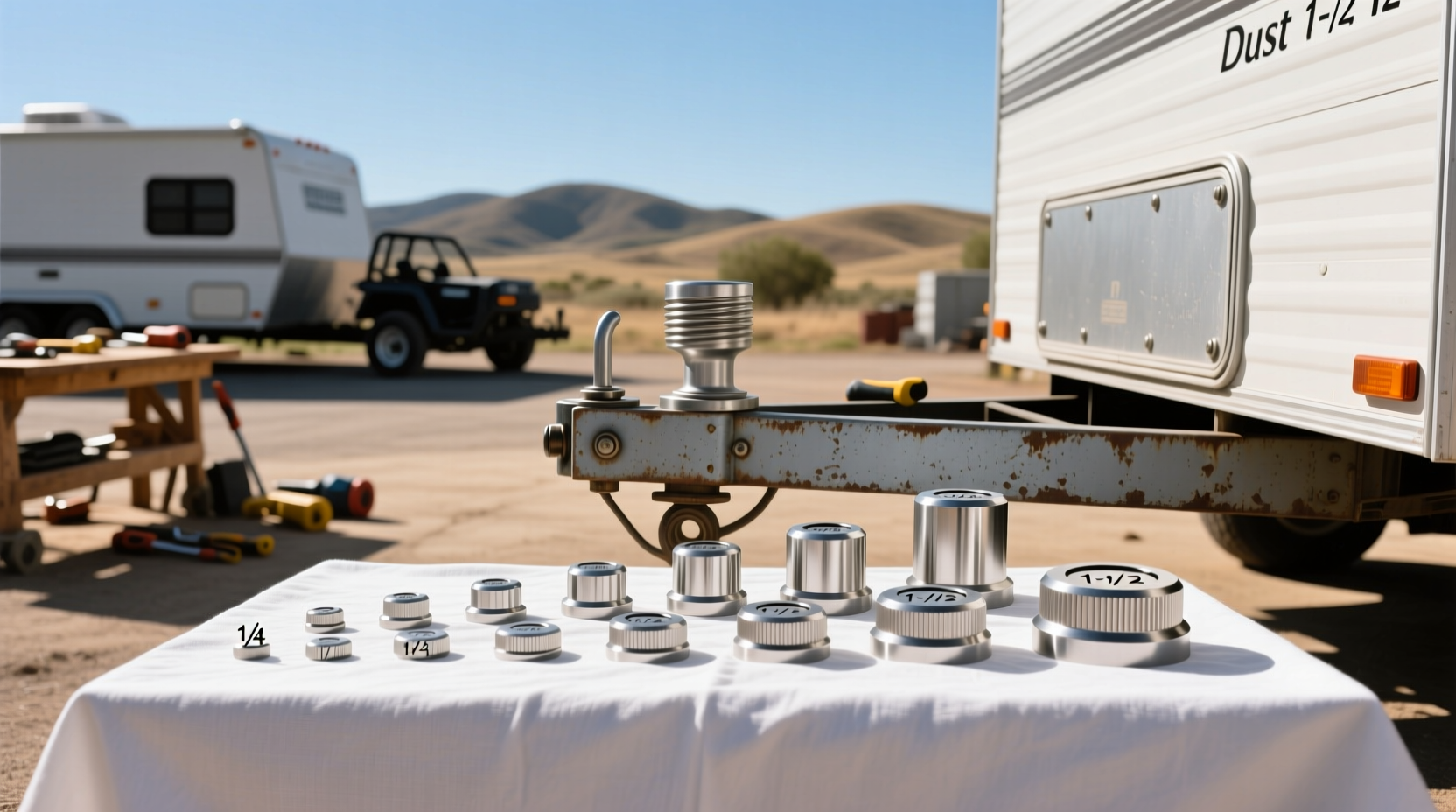 How to Find the Right Trailer Dust Cap Sizes by Axle & Hub