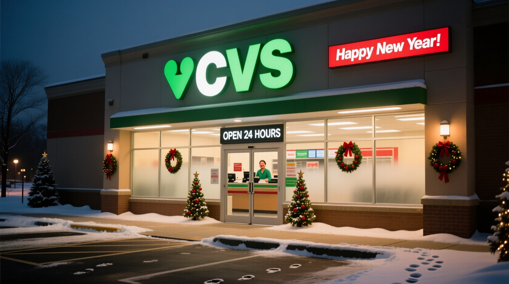 is cvs open on new year day