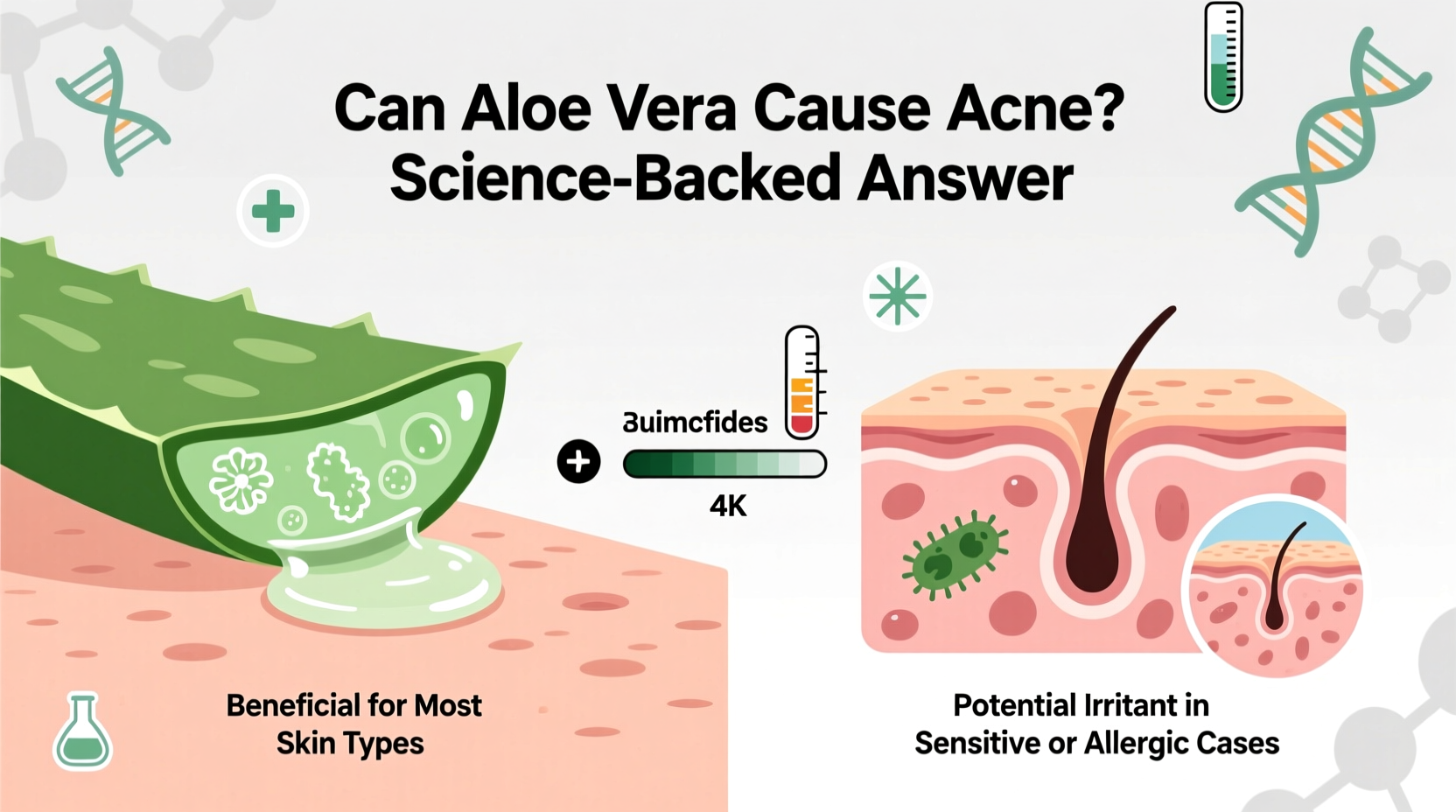 can aloe vera cause acne