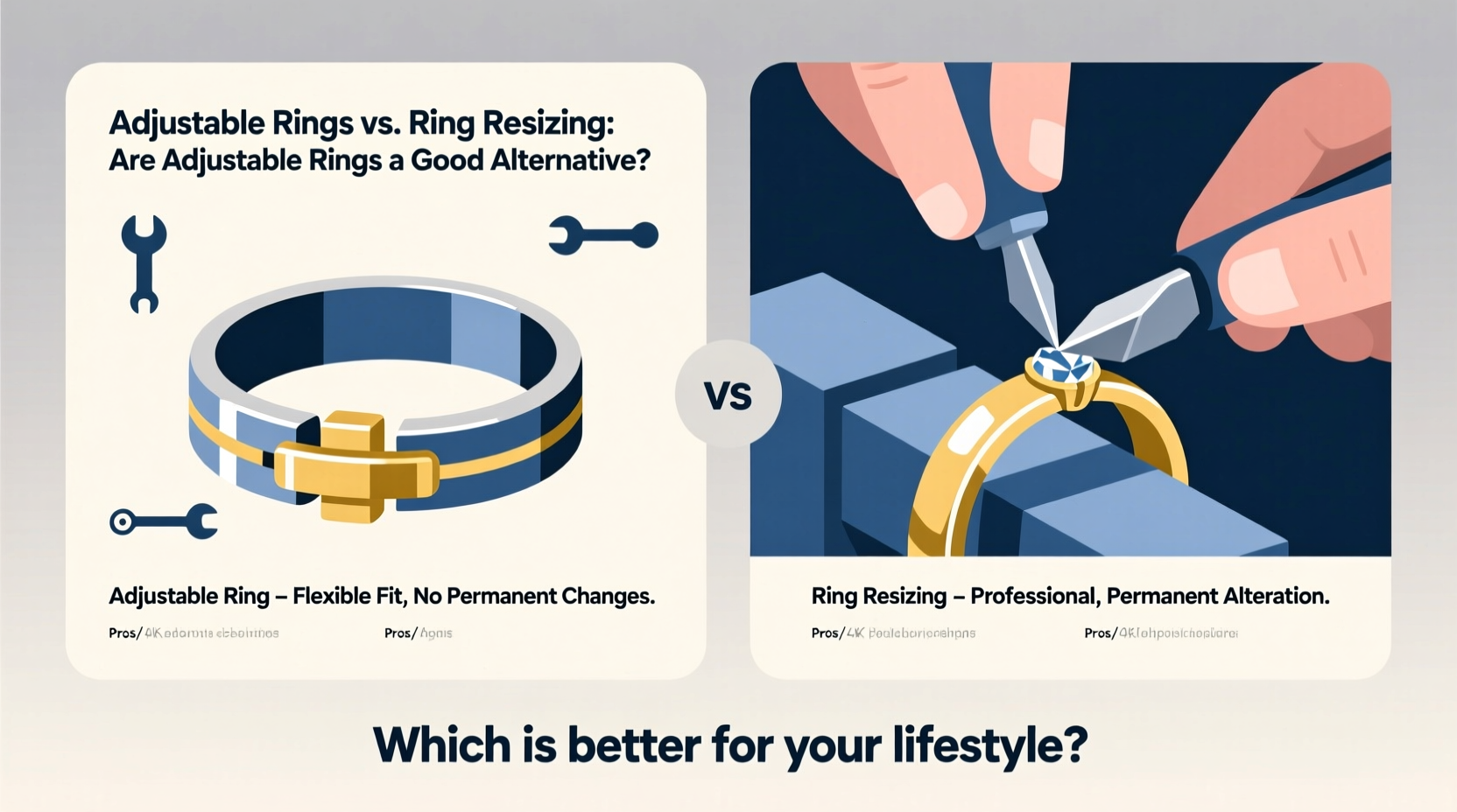 adjustable rings vs ring resizing are adjustable rings a good alternative