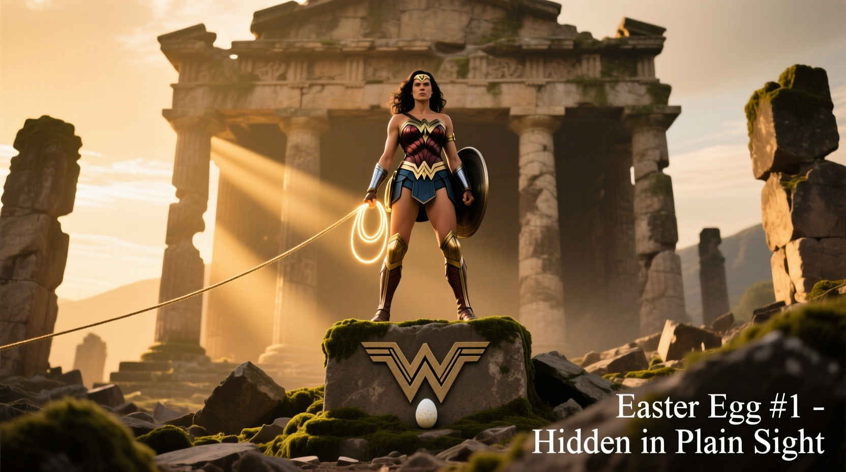 are there easter eggs after wonder woman