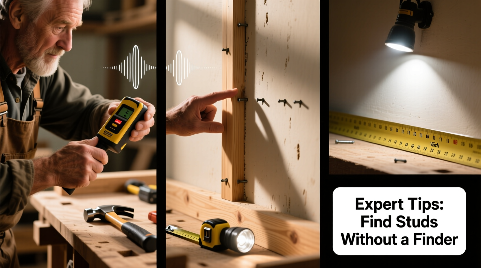 expert tips for finding wall studs without a stud finder simple and reliable methods