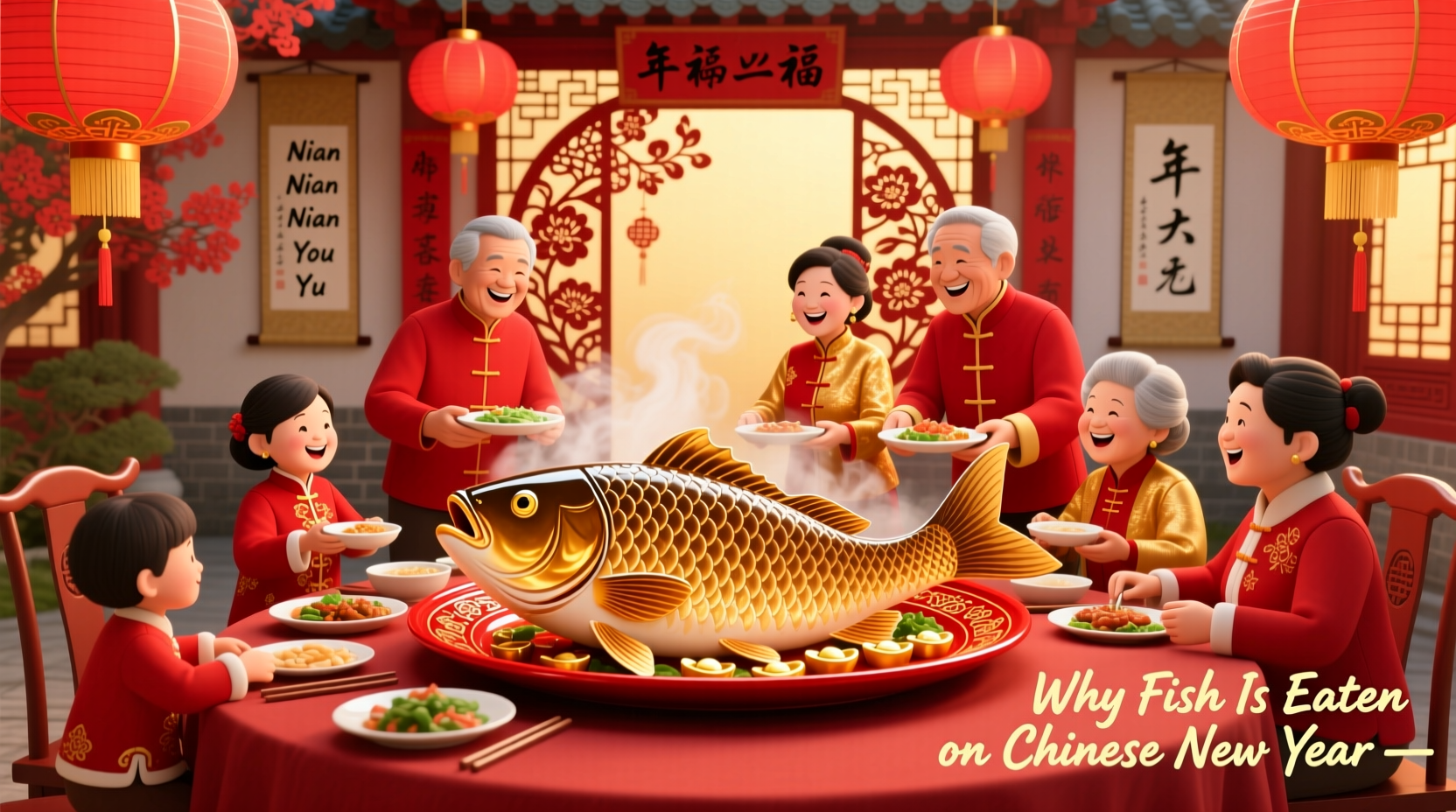 why is fish eaten on chinese new year