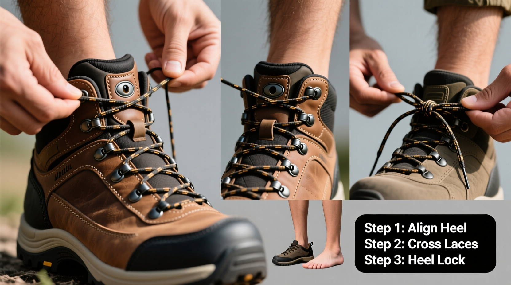 mastering ankle support step by step guide to lacing hiking shoes for maximum stability