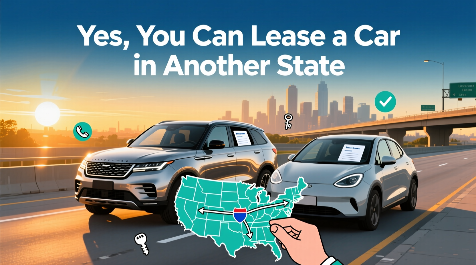 can i lease a car in another state