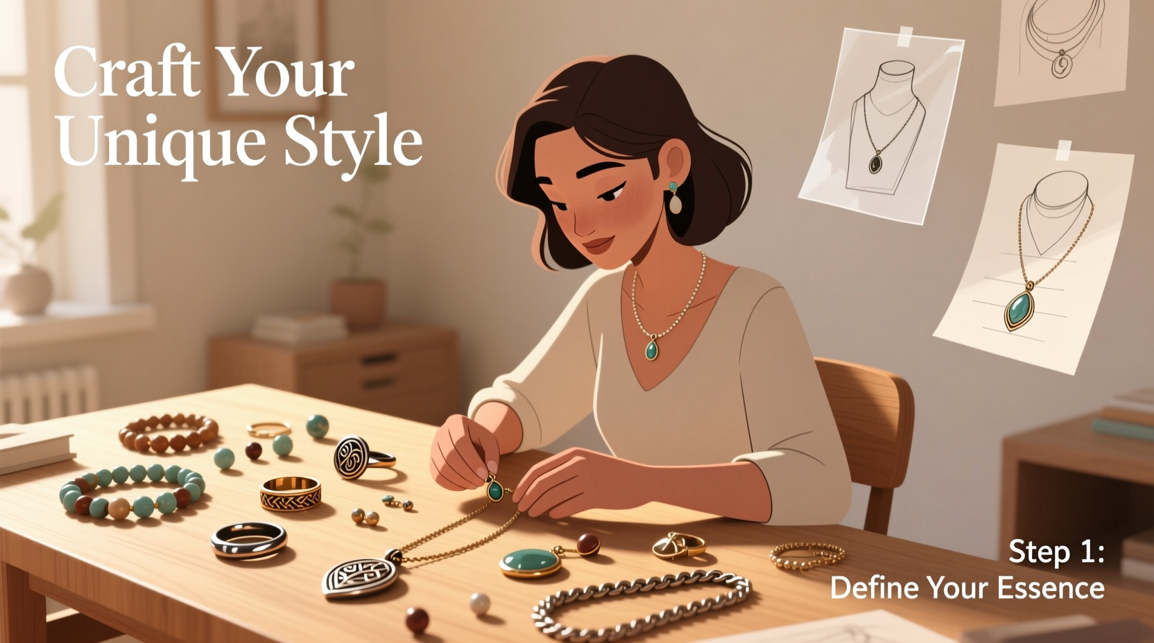 crafting your unique style a step by step guide to creating a personalized jewelry look