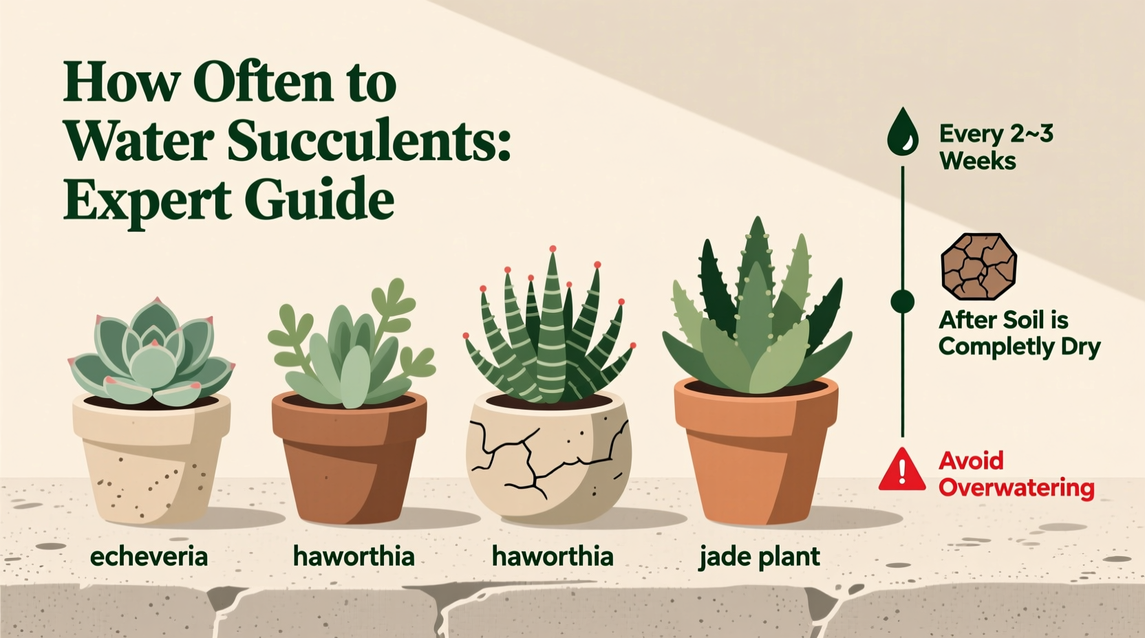 how often do u water succulents