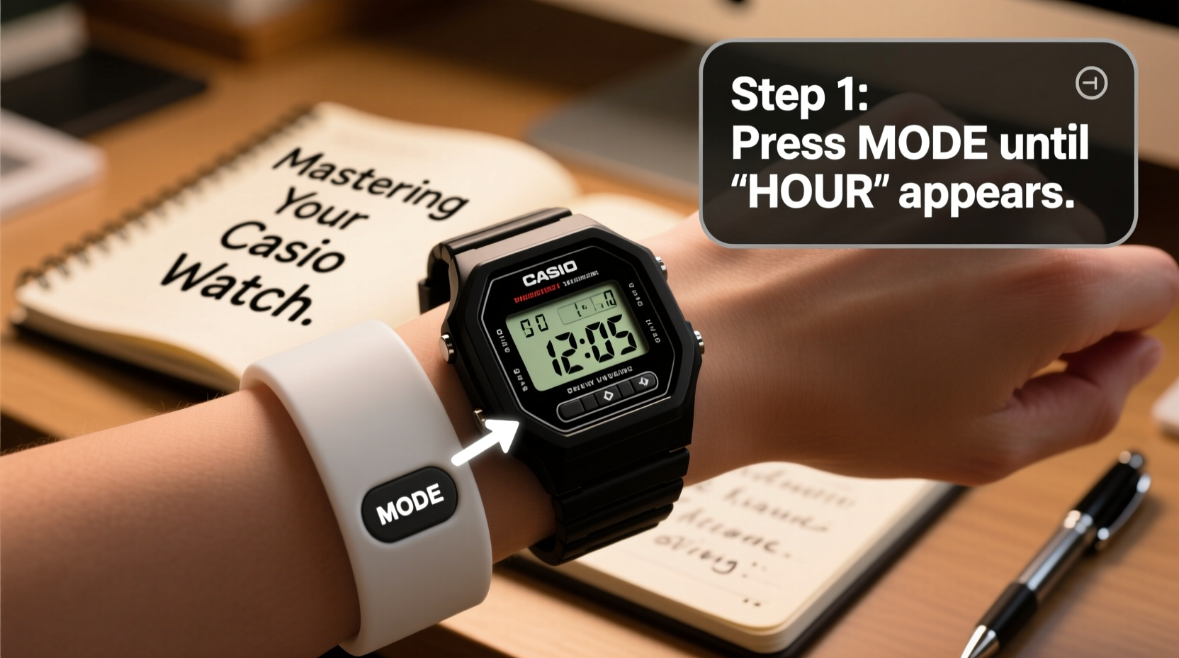 mastering your casio watch a step by step guide to setting the time accurately 2