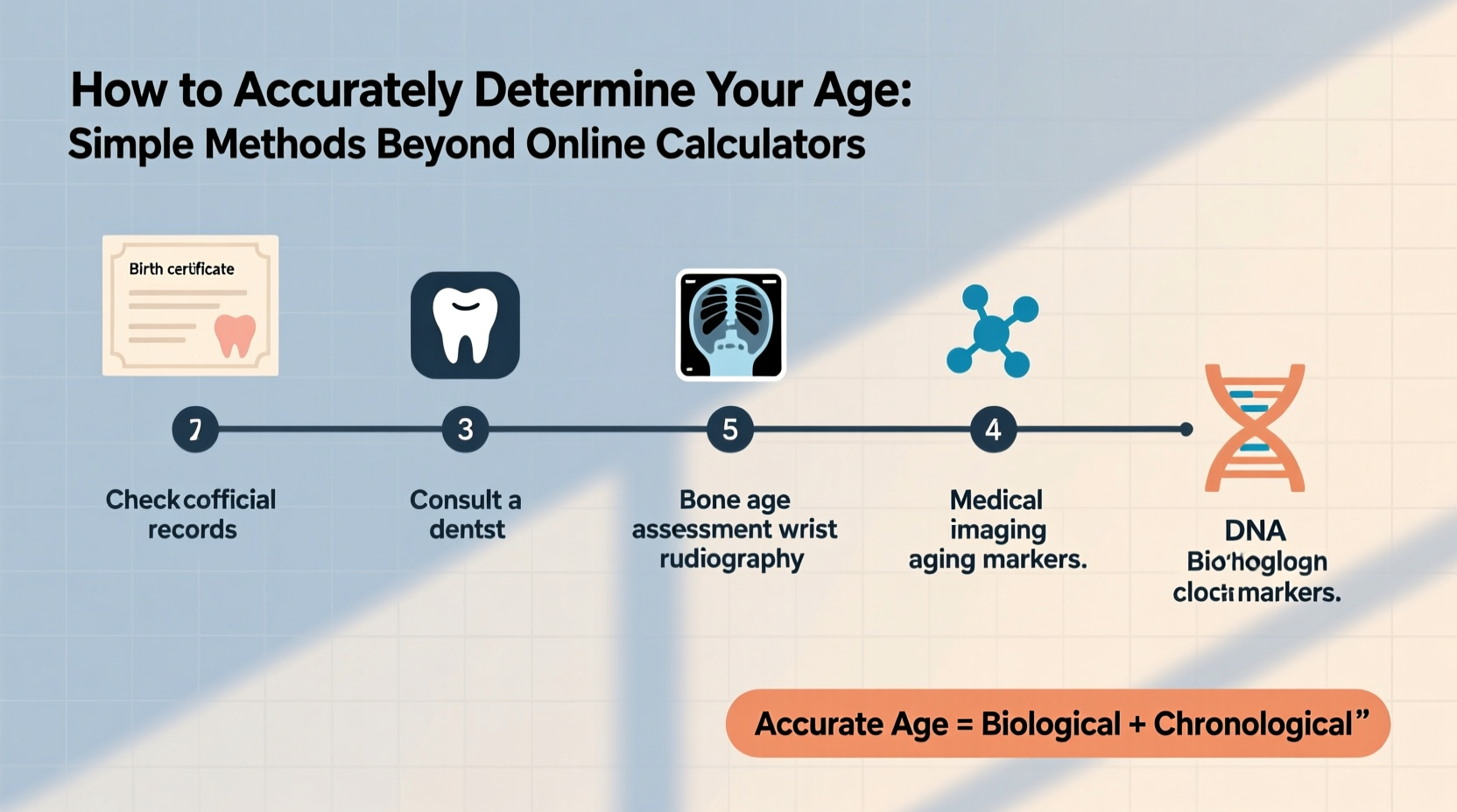 how to accurately determine your age simple methods beyond online calculators