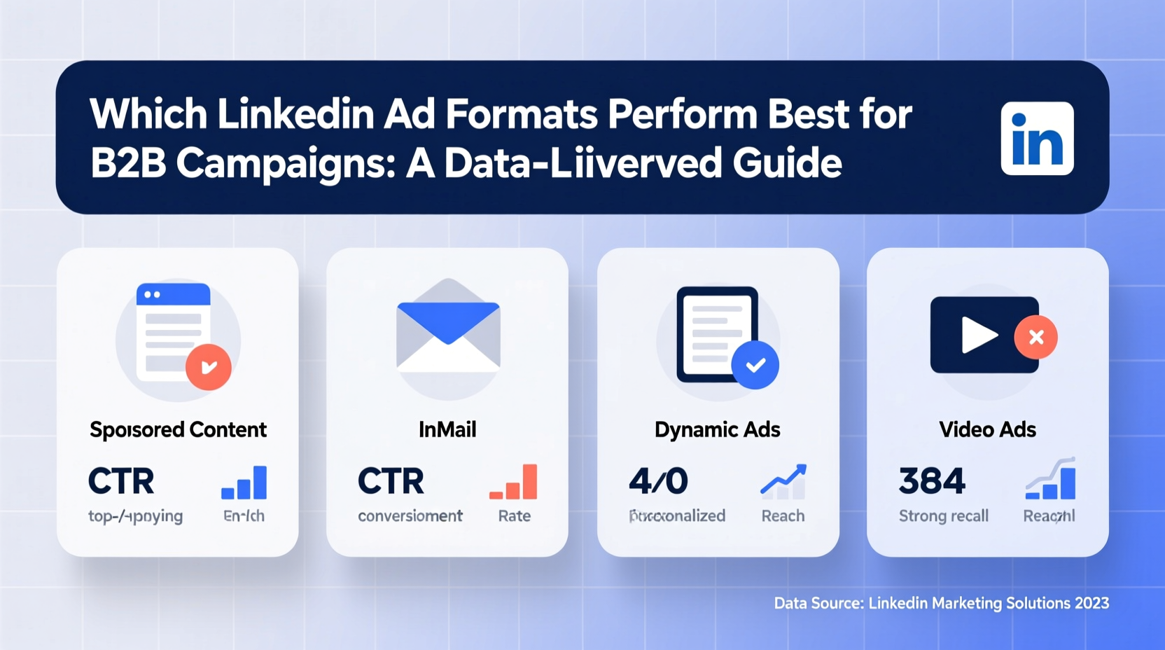 which linkedin ad formats perform best for b2b campaigns