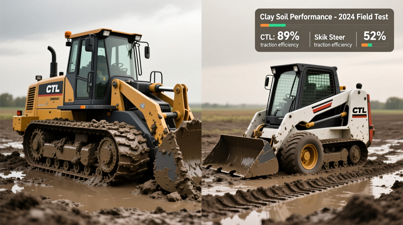 skid steer vs ctl clay soil