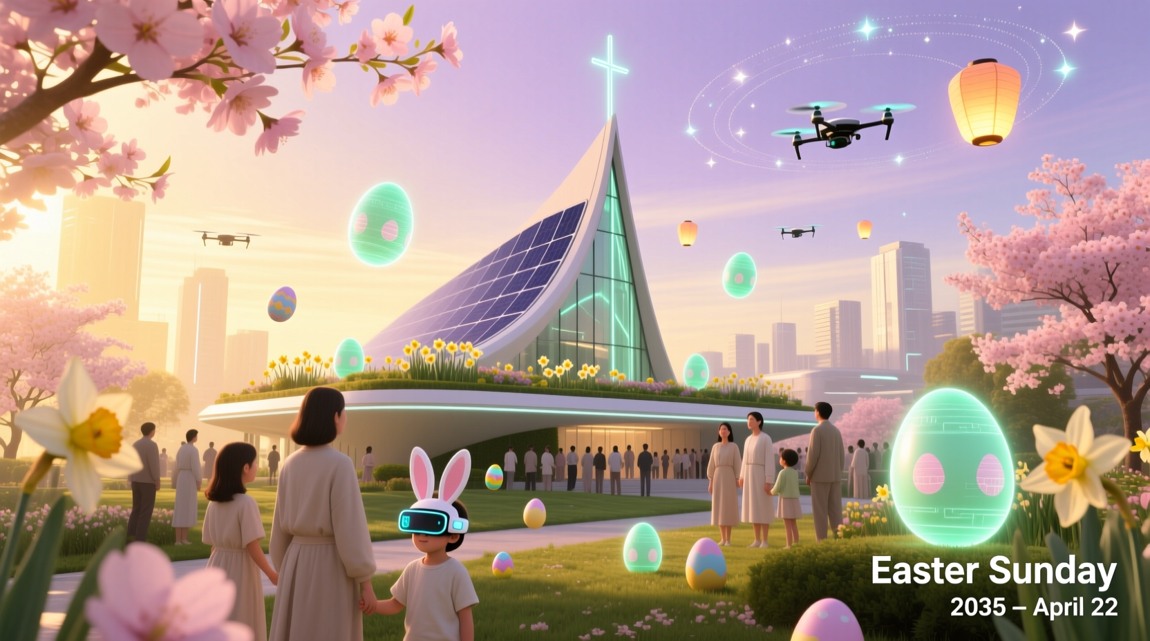 when is easter in 2035