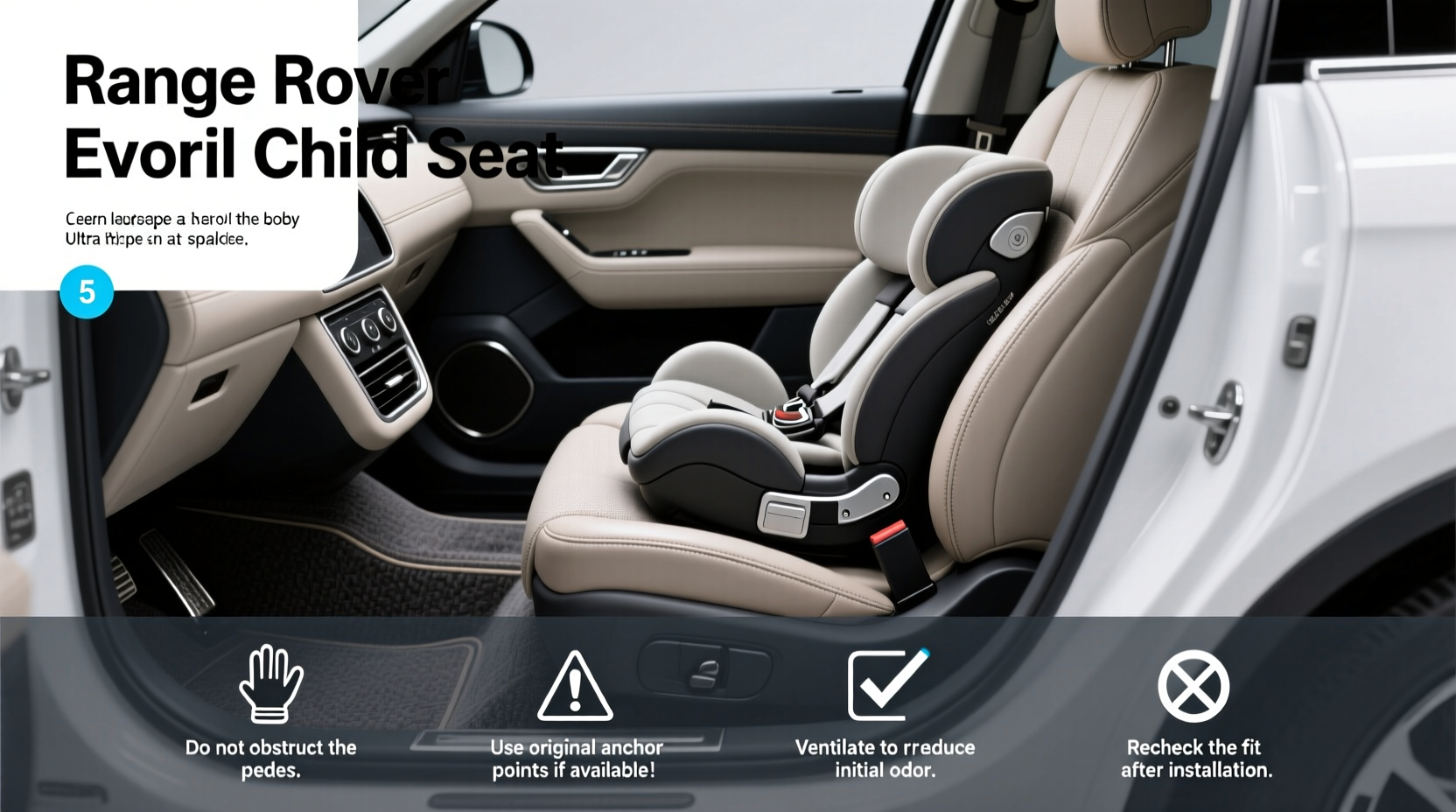 Ranger Rover Seating Range Rover Evoque Child Car Seat Buying Guide