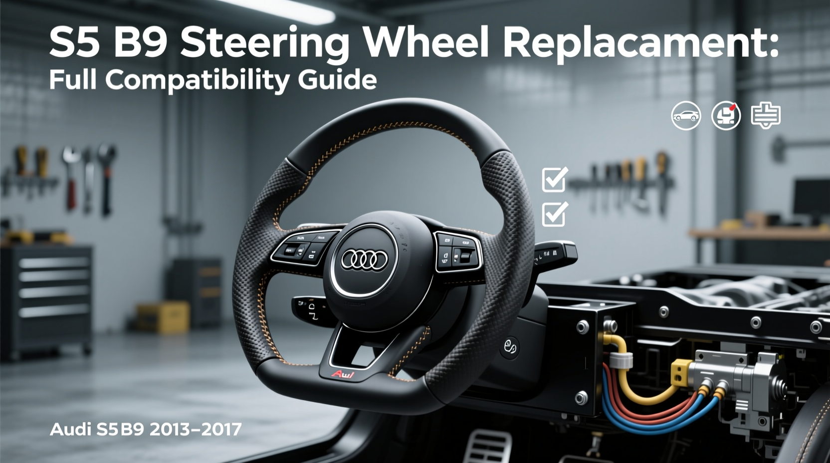 s5 b9 steering wheel replacement