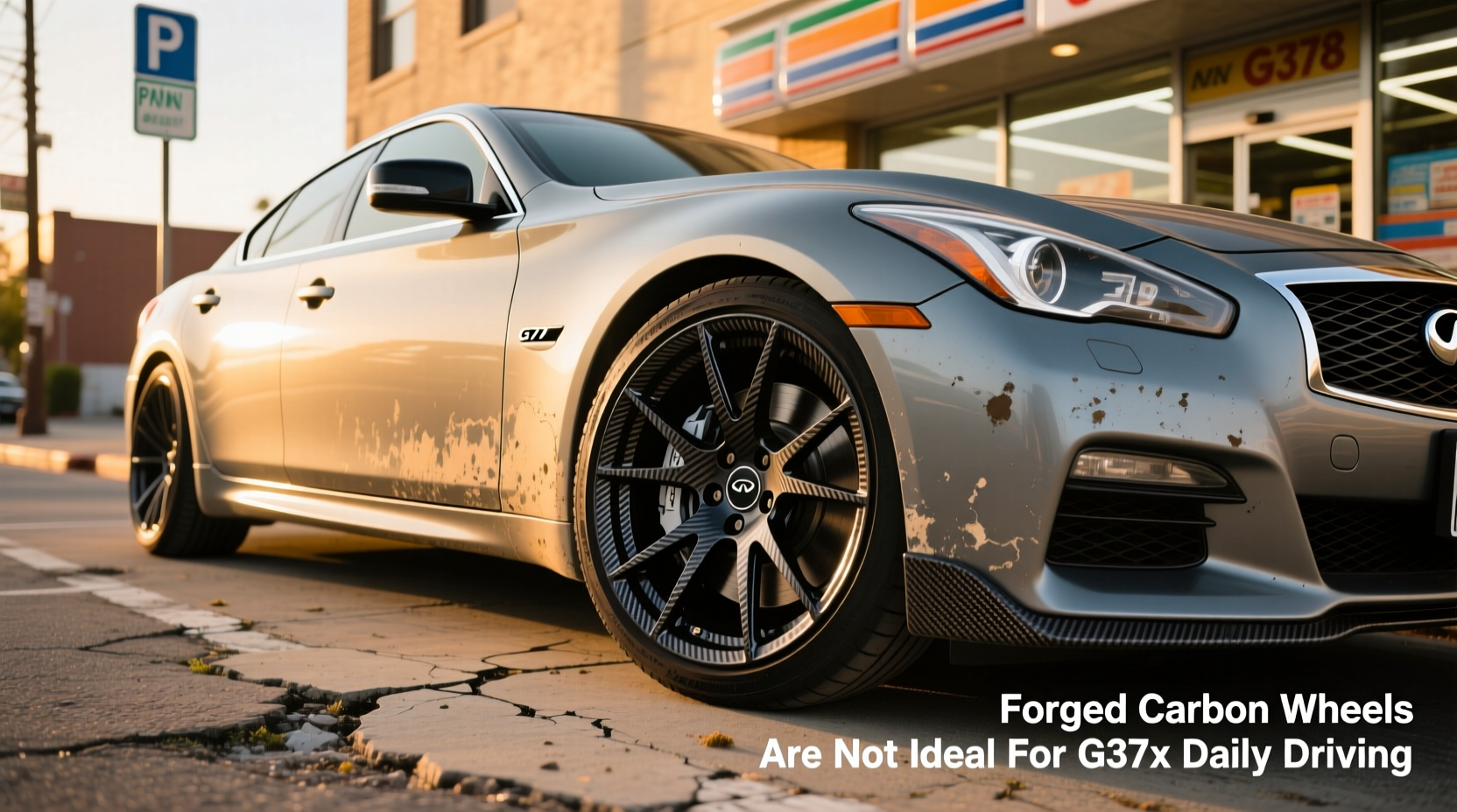 forged carbon g37x daily driving