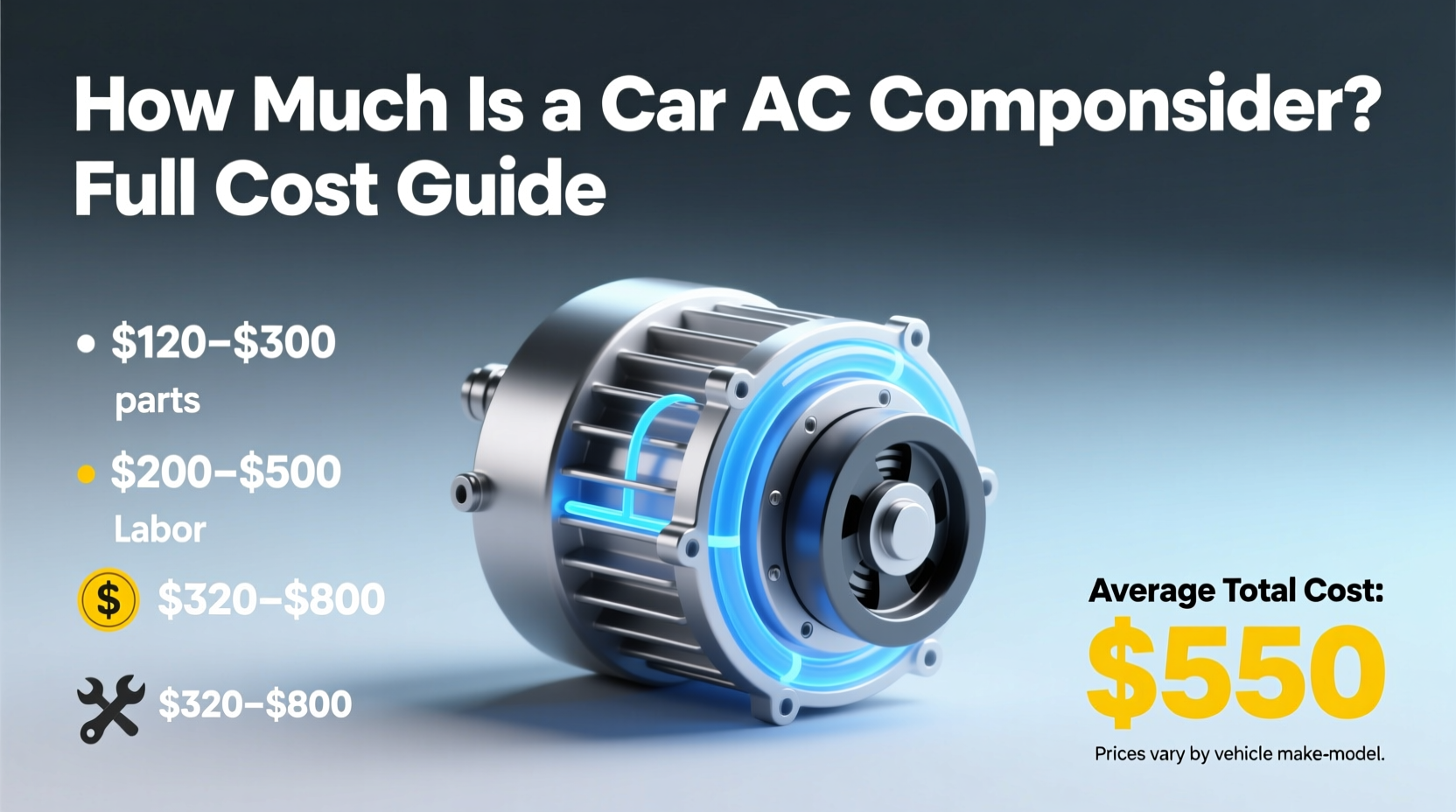 how much is a compressor for a car