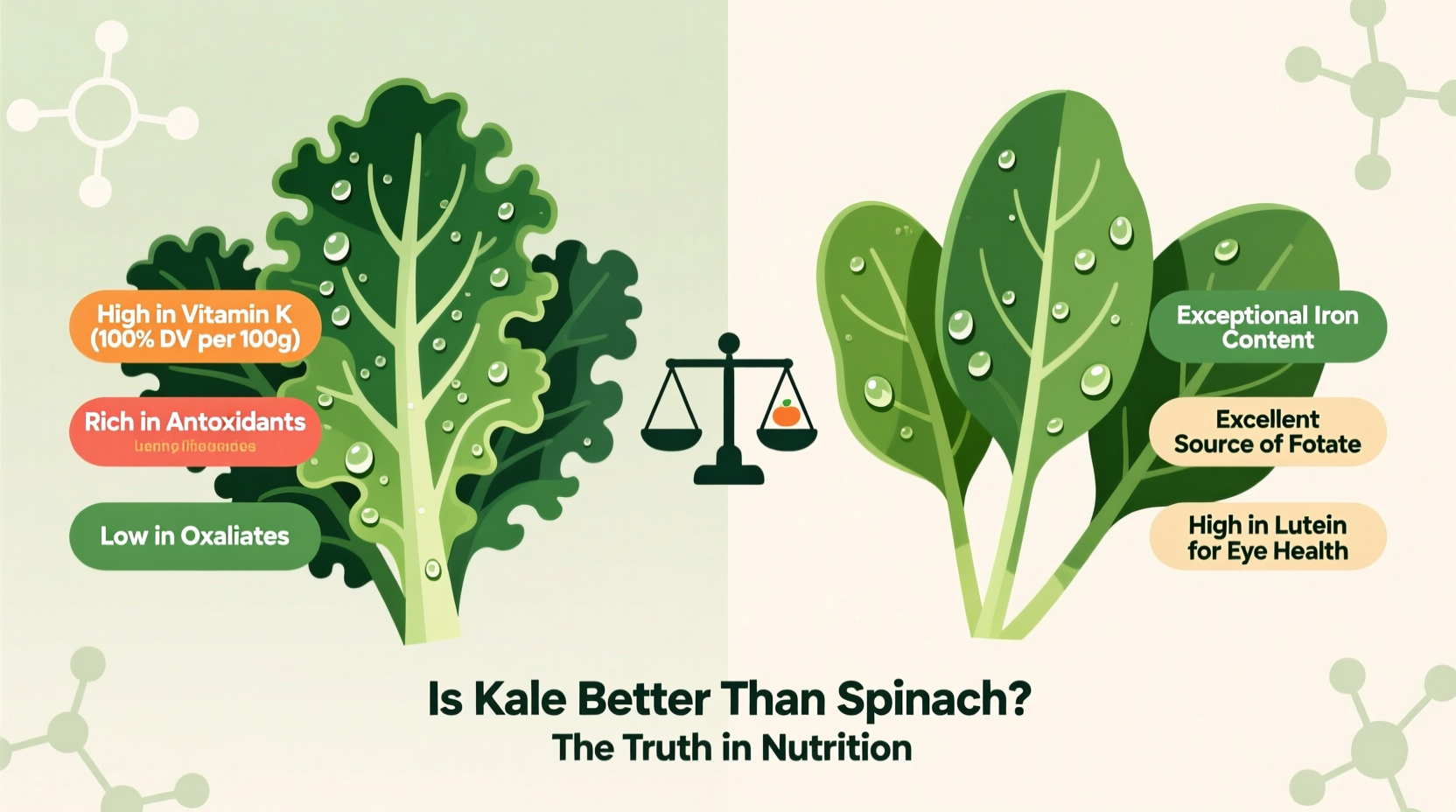 is kale better for you than spinach