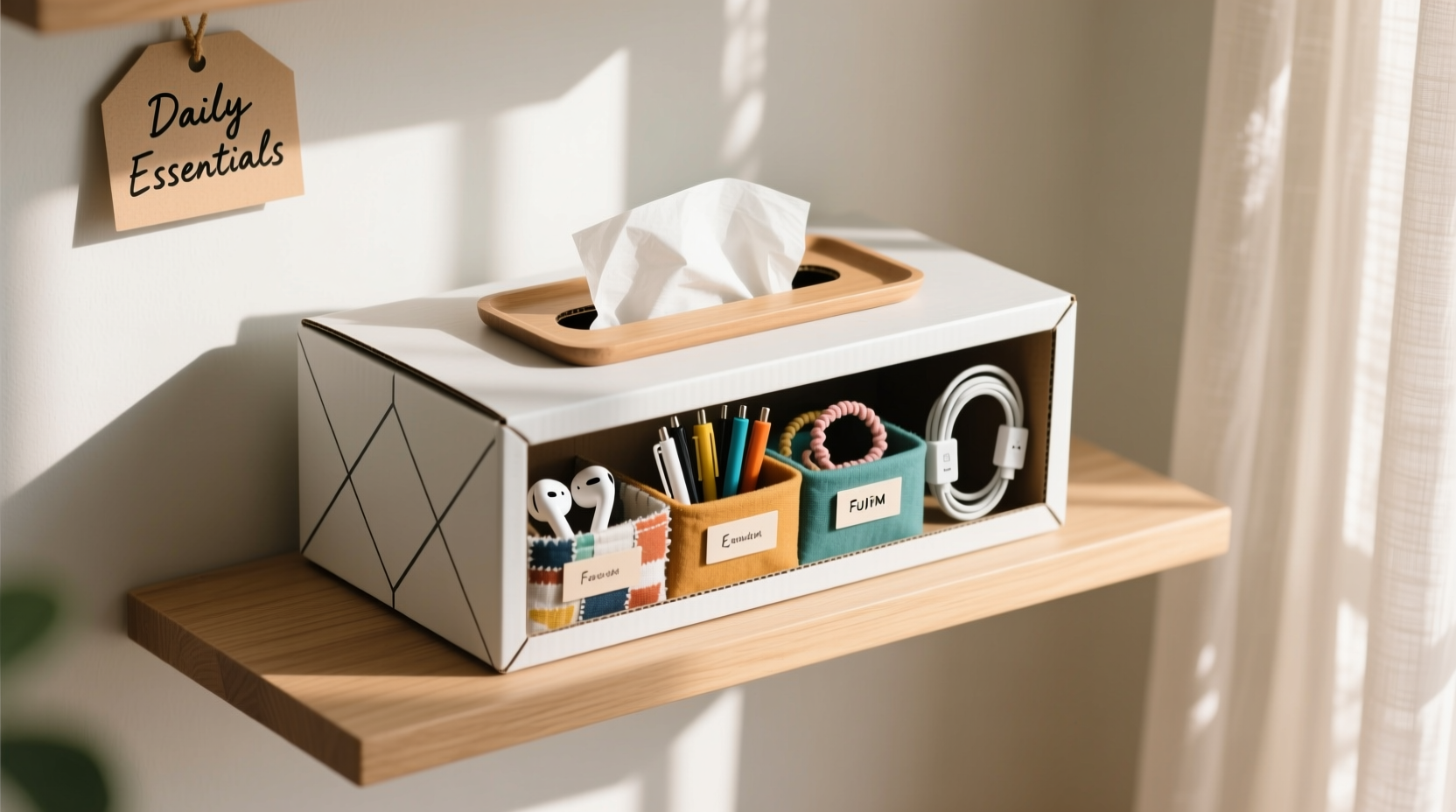 creative and practical ways to repurpose a tissue box for simple storage solutions