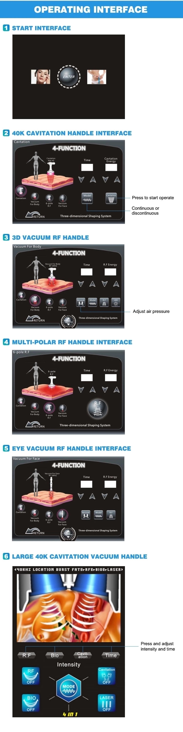 V-ten Shape Machine Vacuum Roller Massager 80K Cavitation RF Infrared Light Equipment Body Slimming Fat Removal Cellulite Reduction Face Lifting Device For Salon Vacuum roller massager vela body shape rf cavitation machine - Honkay vela shape,vela shape massage machine,vacuum massager machine,vacuum roller massager,rf cavitation machine