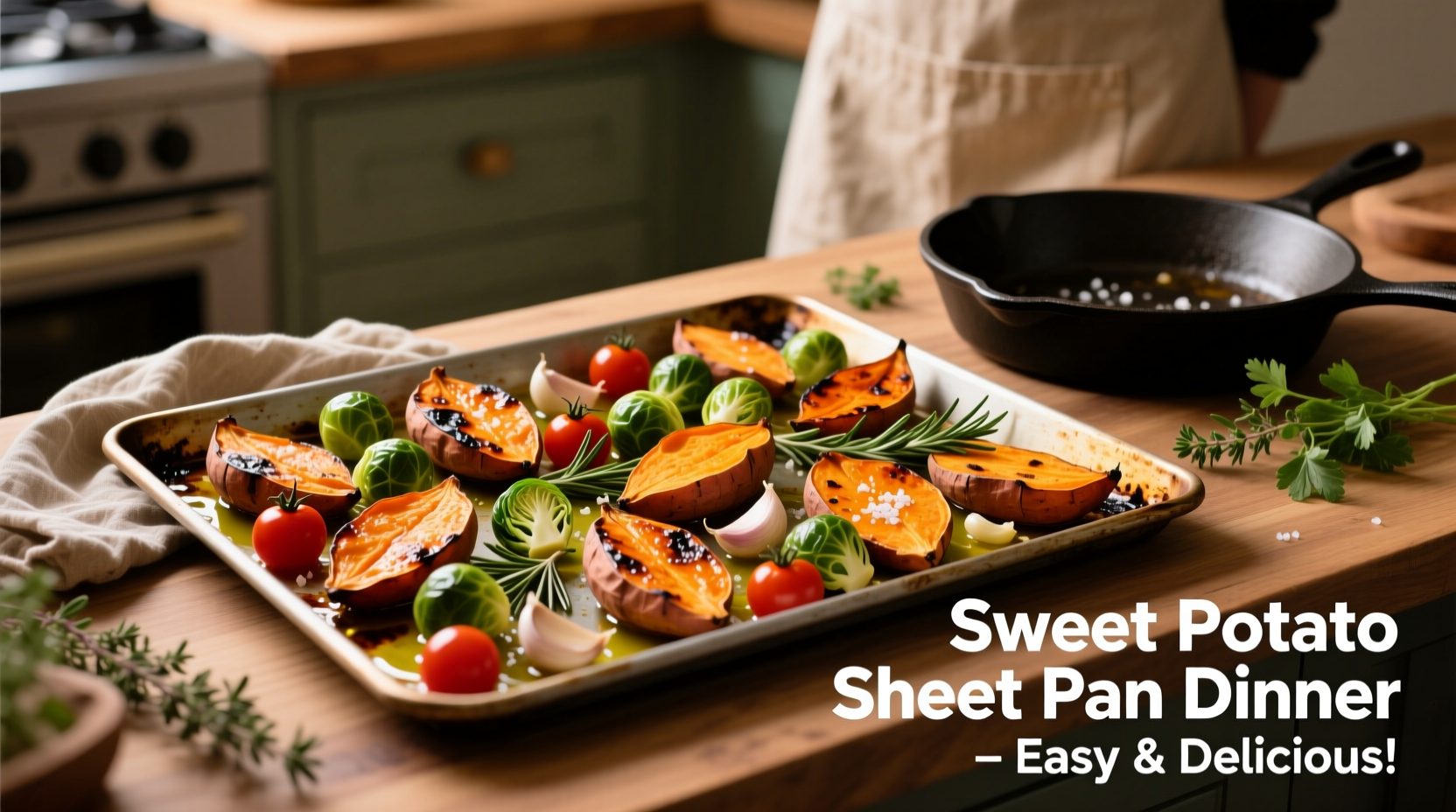 Perfect Sweet Potato Sheet Pan Dinner Recipe in 40 Minutes