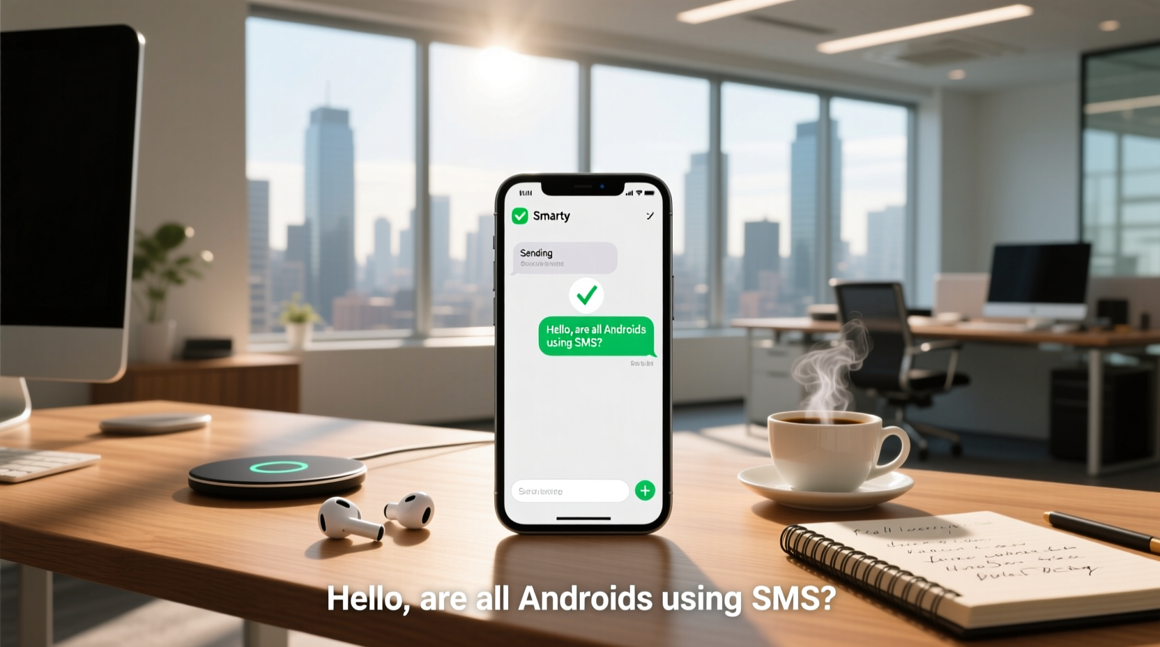 How to choose sms sending device,Do all Androids use SMS?