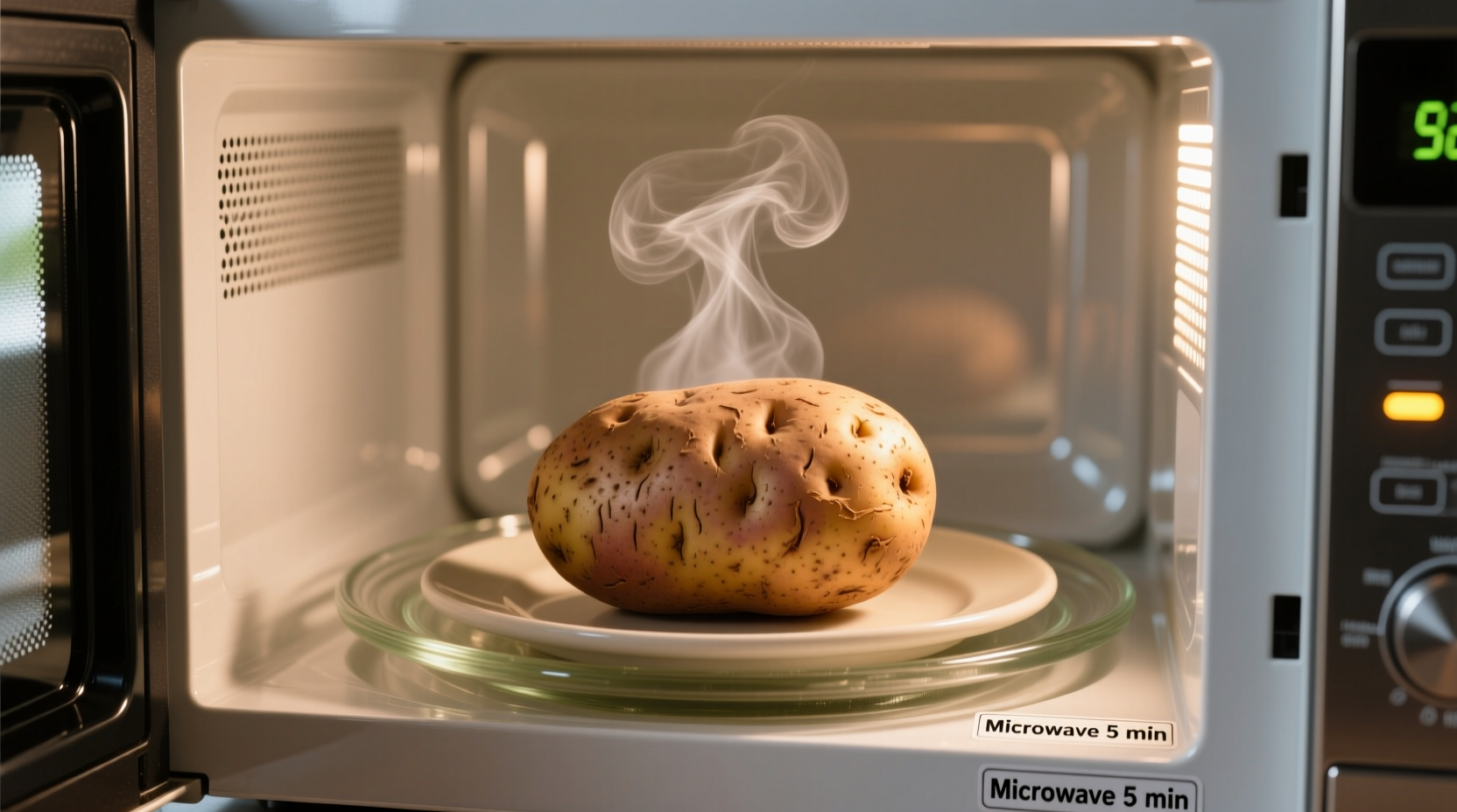 Perfect Microwave Russet Potato: Fast & Fluffy Results