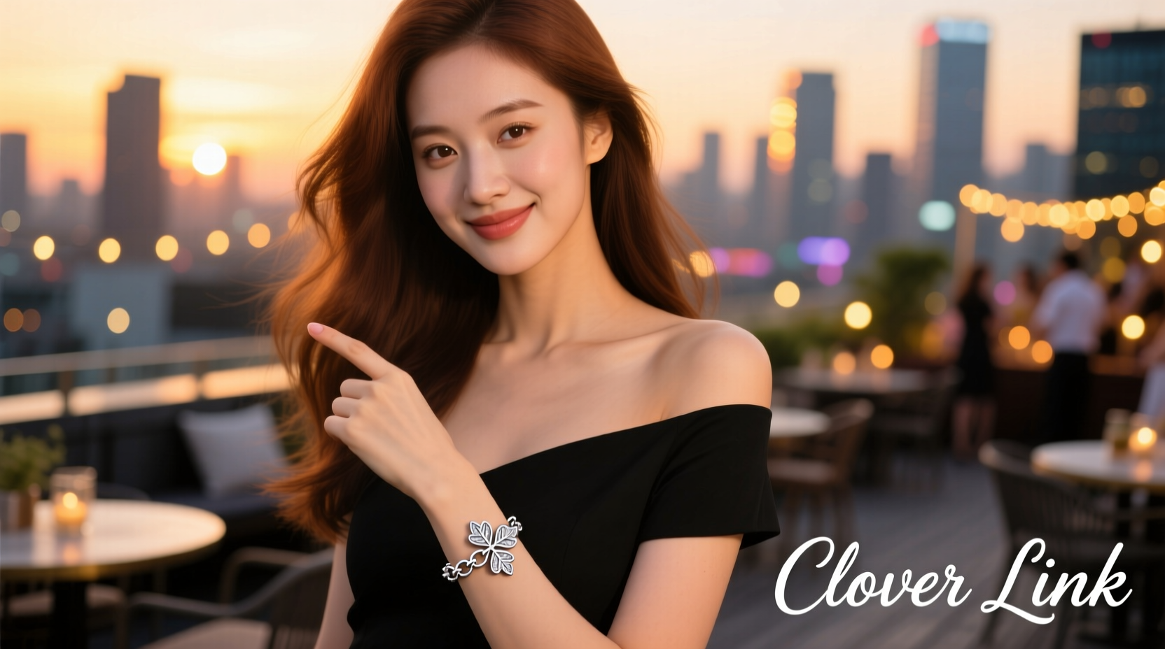 effortless party ready looks styling your clover link bracelet with flair