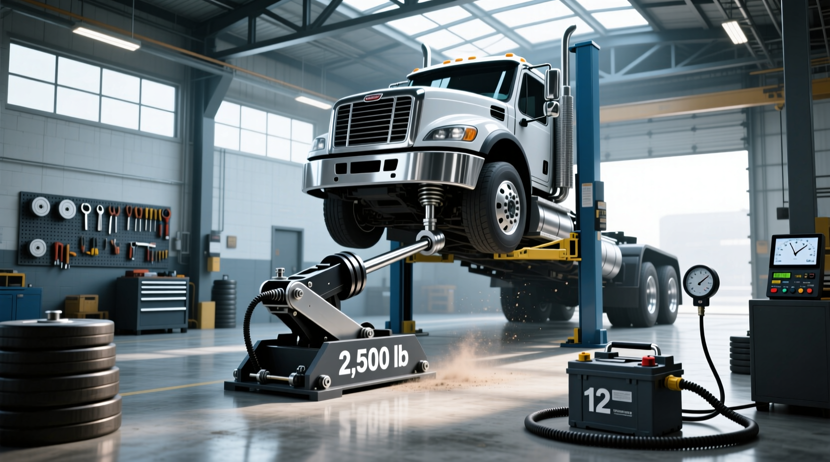 hydraulic cab tilt jack,How much weight can a 12V hydraulic pump lift? buying guide