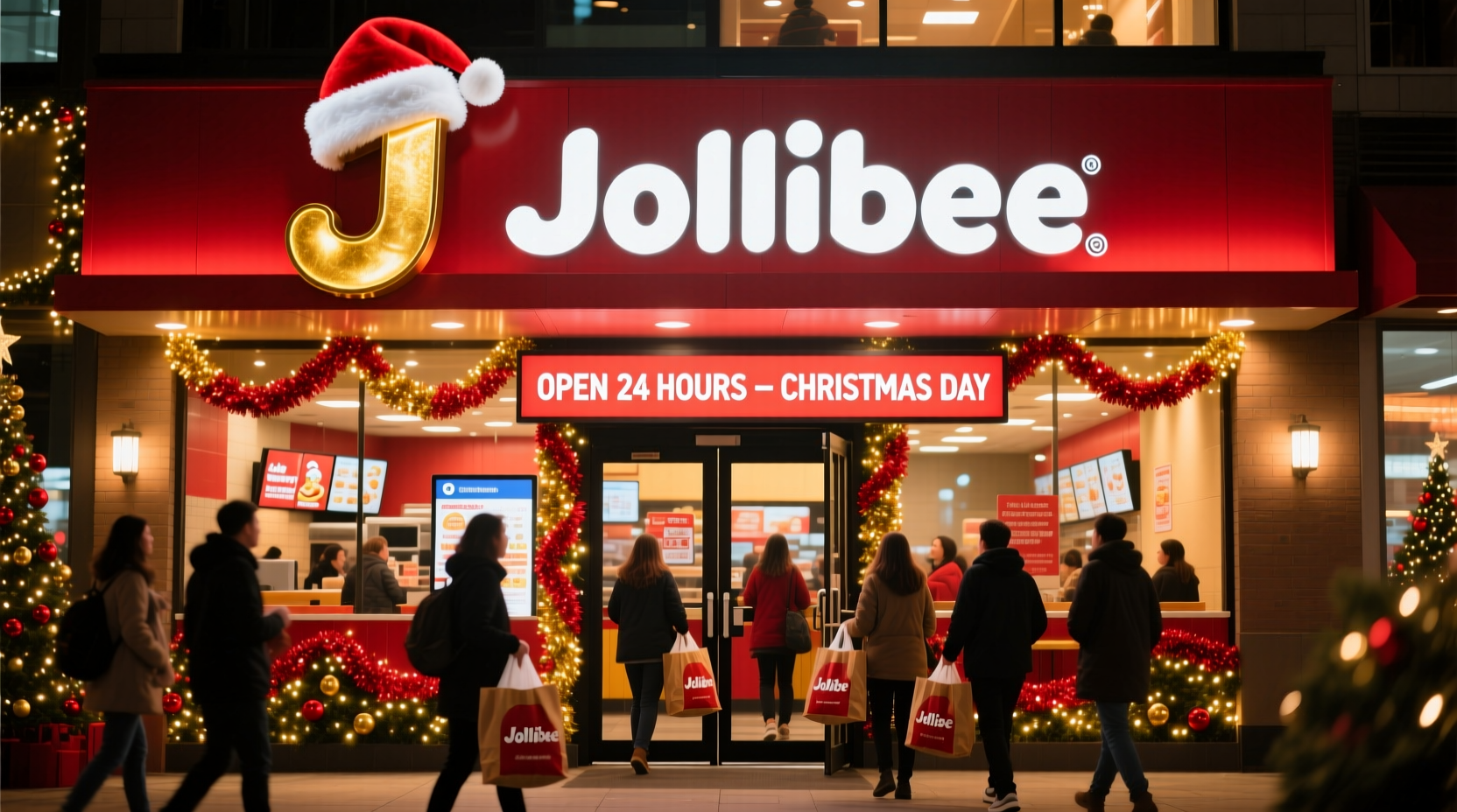 is jollibee open on christmas day